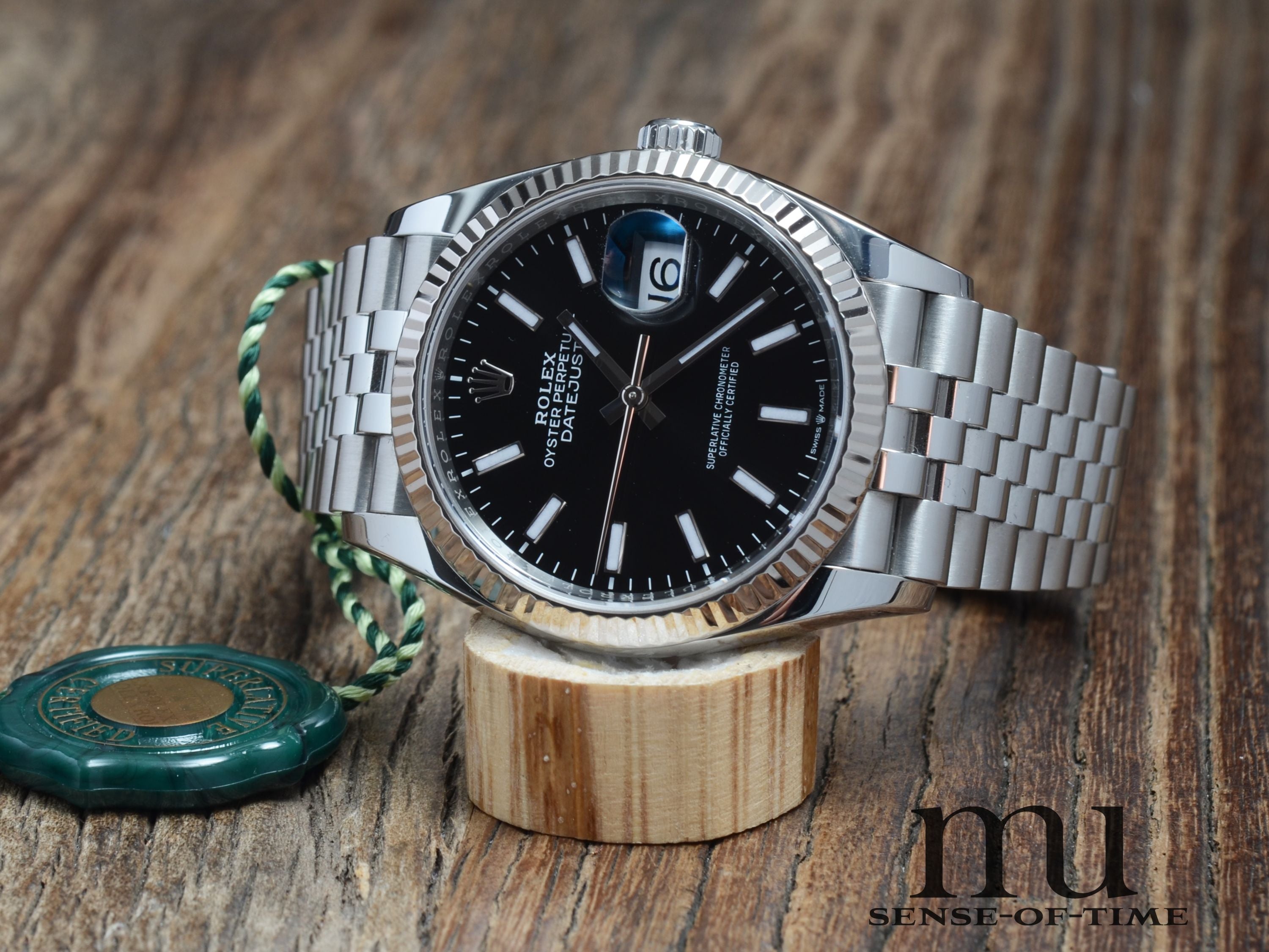 Rolex Datejust 36mm Black Dial Jubilee-Bracelet, LC100, Ref.: 126234