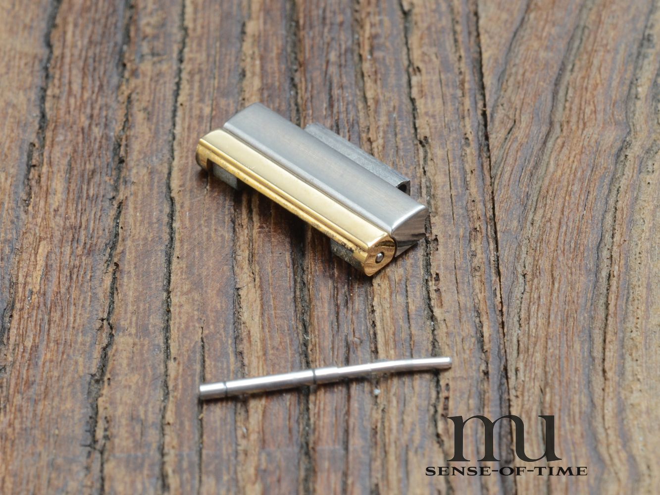 Zubehörteile: Bandglied Link Omega Constellation Stahl/Gold 20mm