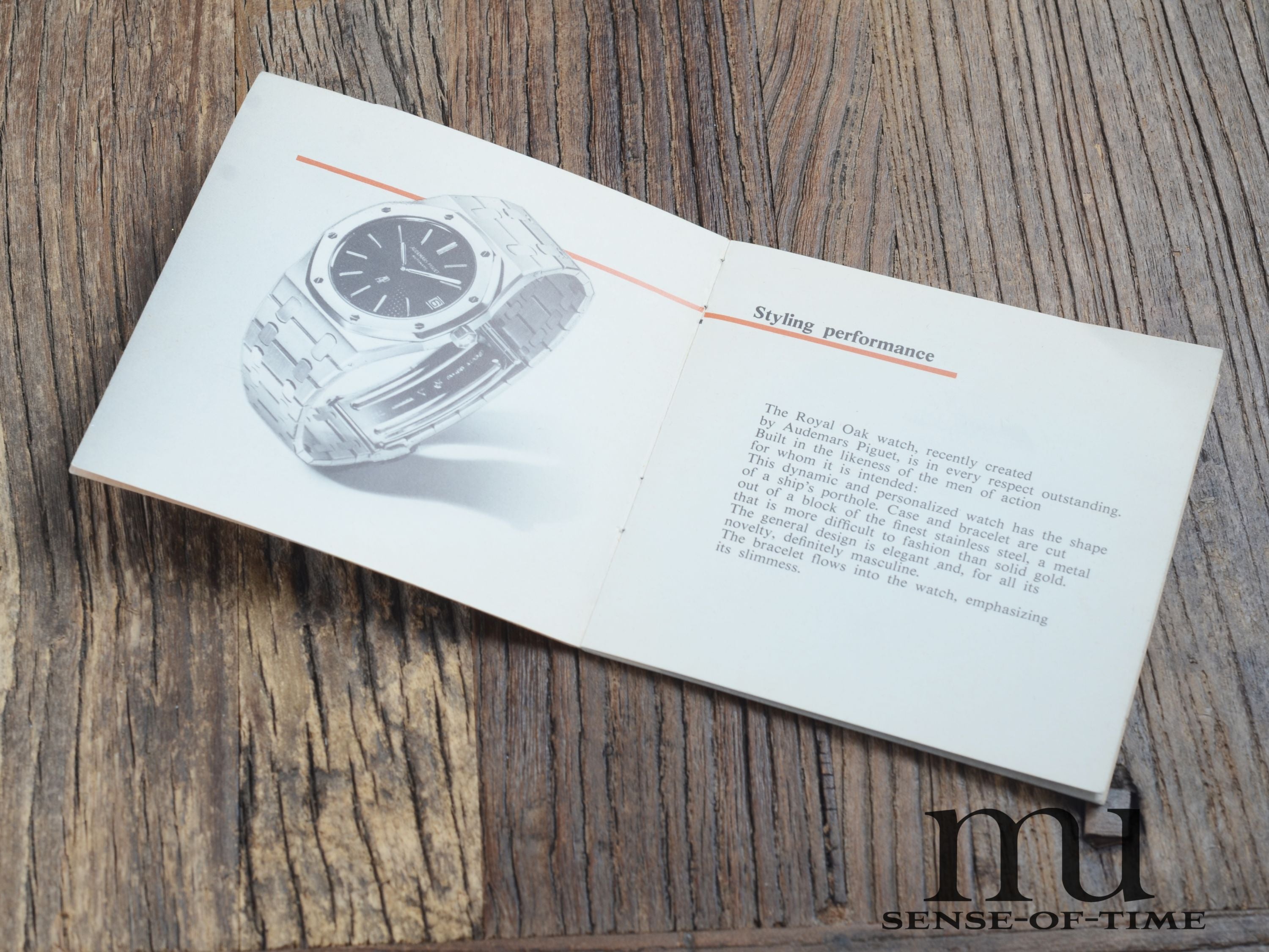 Zubehör: Audemars Piguet Ultra Rare Booklet for first Series 5402A