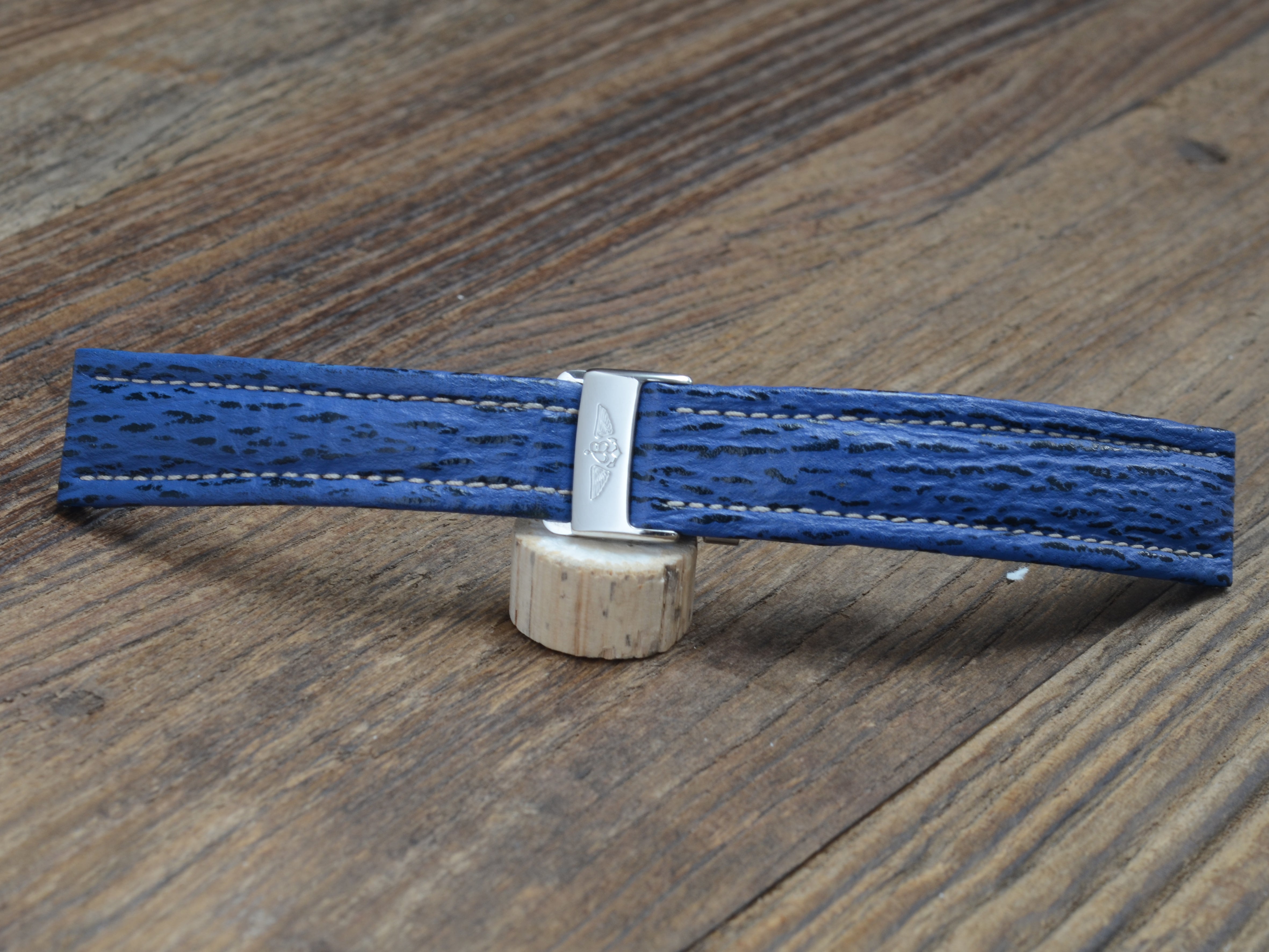 Zubehör: Breitling Haifischband 20mm NOS mit original Breitling Faltschließe