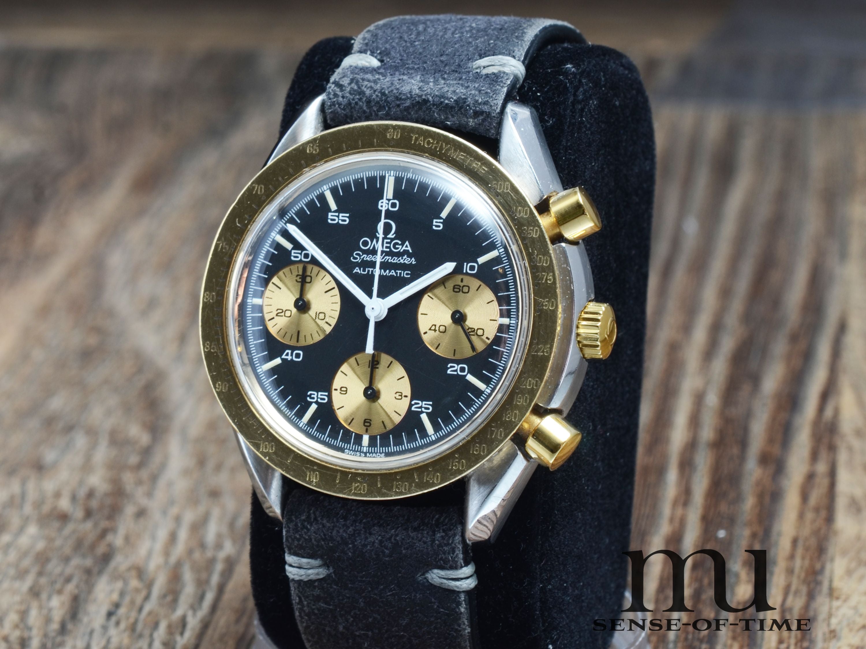 Omega Speedmaster Reduced Stahl/Gold Tritium