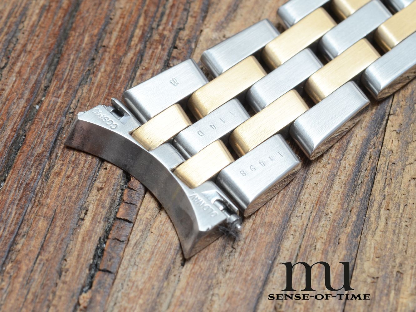 Zubehör: Breitling Pilot Stahl-Goldband für Navitimer Cosmonaut