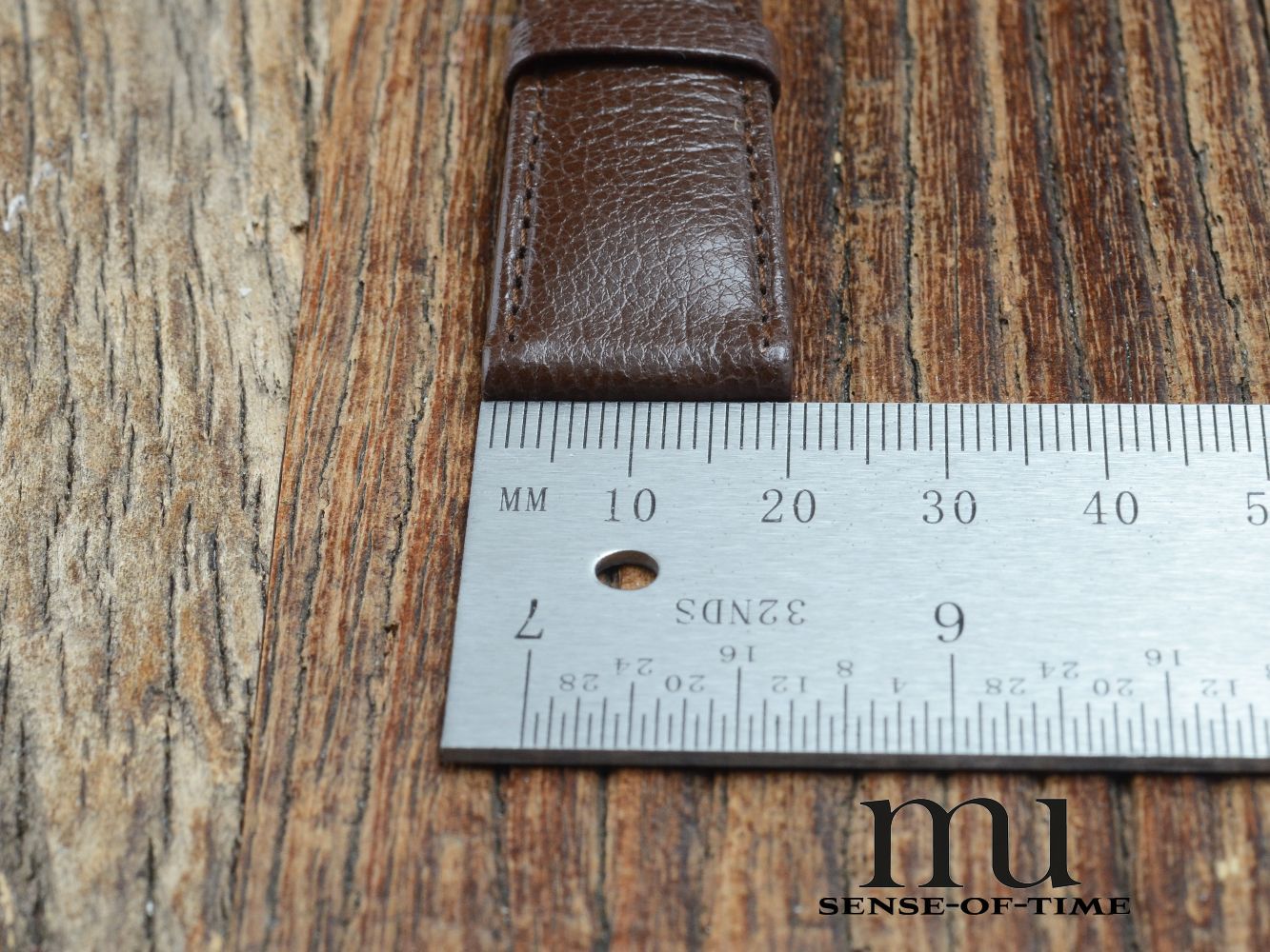 Zubehör: Rolex Lederband, braun, 20mm, NOS