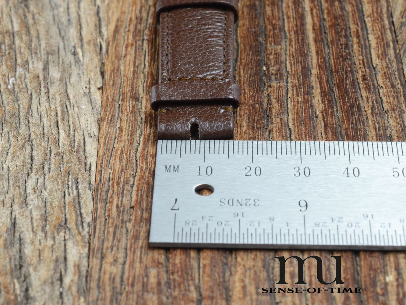 Zubehör: Rolex Lederband, braun, 20mm, NOS