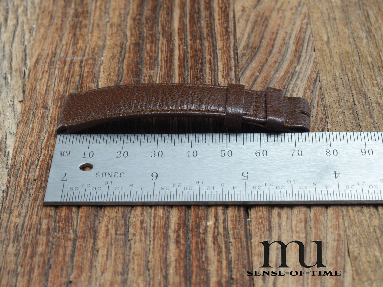 Zubehör: Rolex Lederband, braun, 20mm, NOS