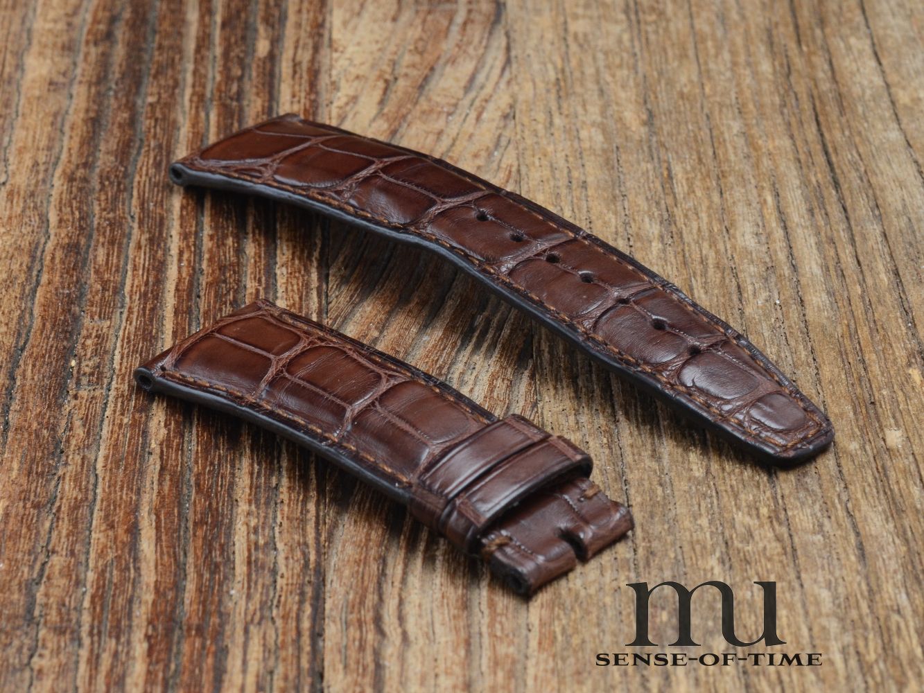 Zubehör: IWC Krokolederband, braun, 21mm, NOS
