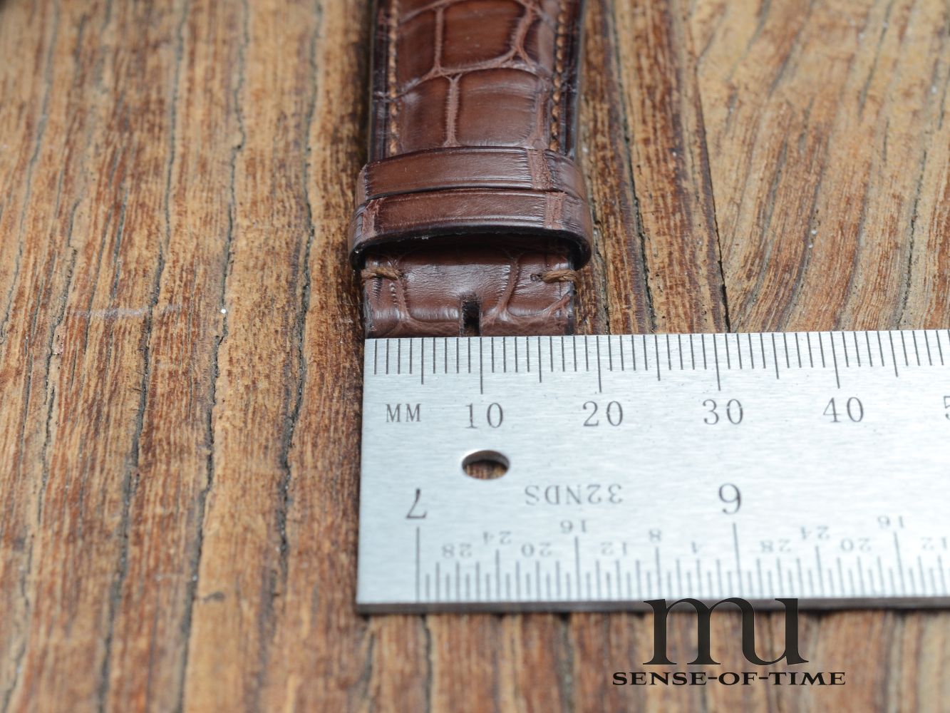 Zubehör: IWC Krokolederband, braun, 21mm, NOS