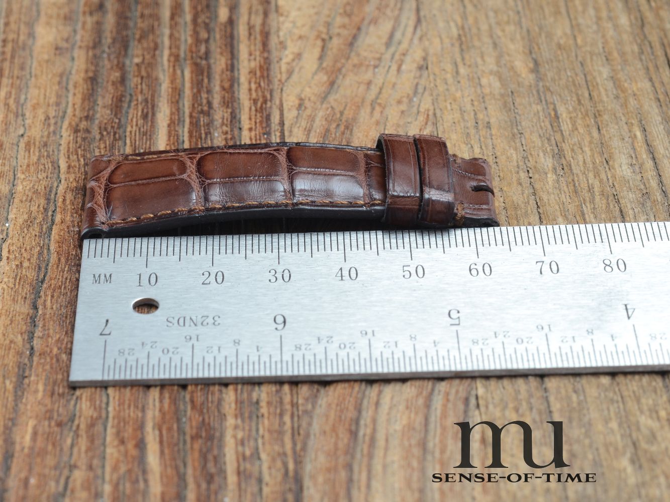 Zubehör: IWC Krokolederband, braun, 21mm, NOS