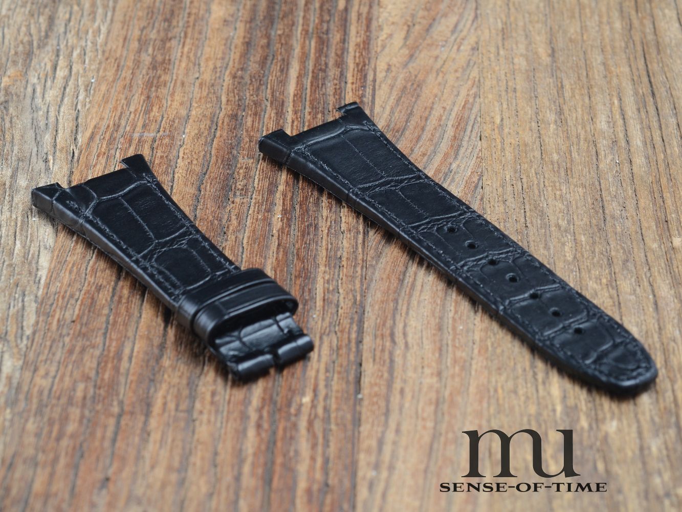 Zubehör: IWC Krokolederband für Ingenieur IW3784, schwarz, NOS