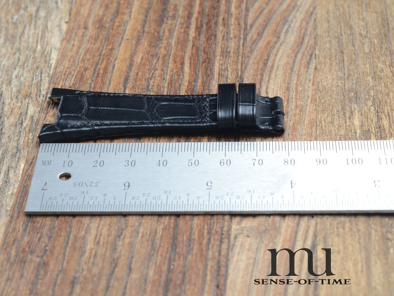 Zubehör: IWC Krokolederband für Ingenieur IW3784, schwarz, NOS