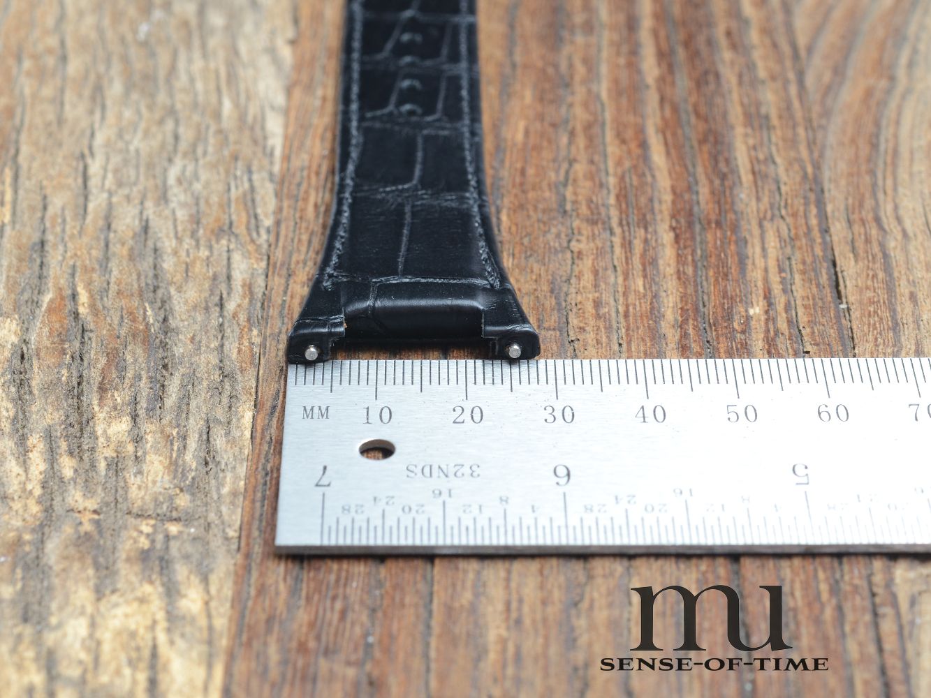 Zubehör: IWC Krokolederband für Ingenieur IW3784, schwarz, NOS