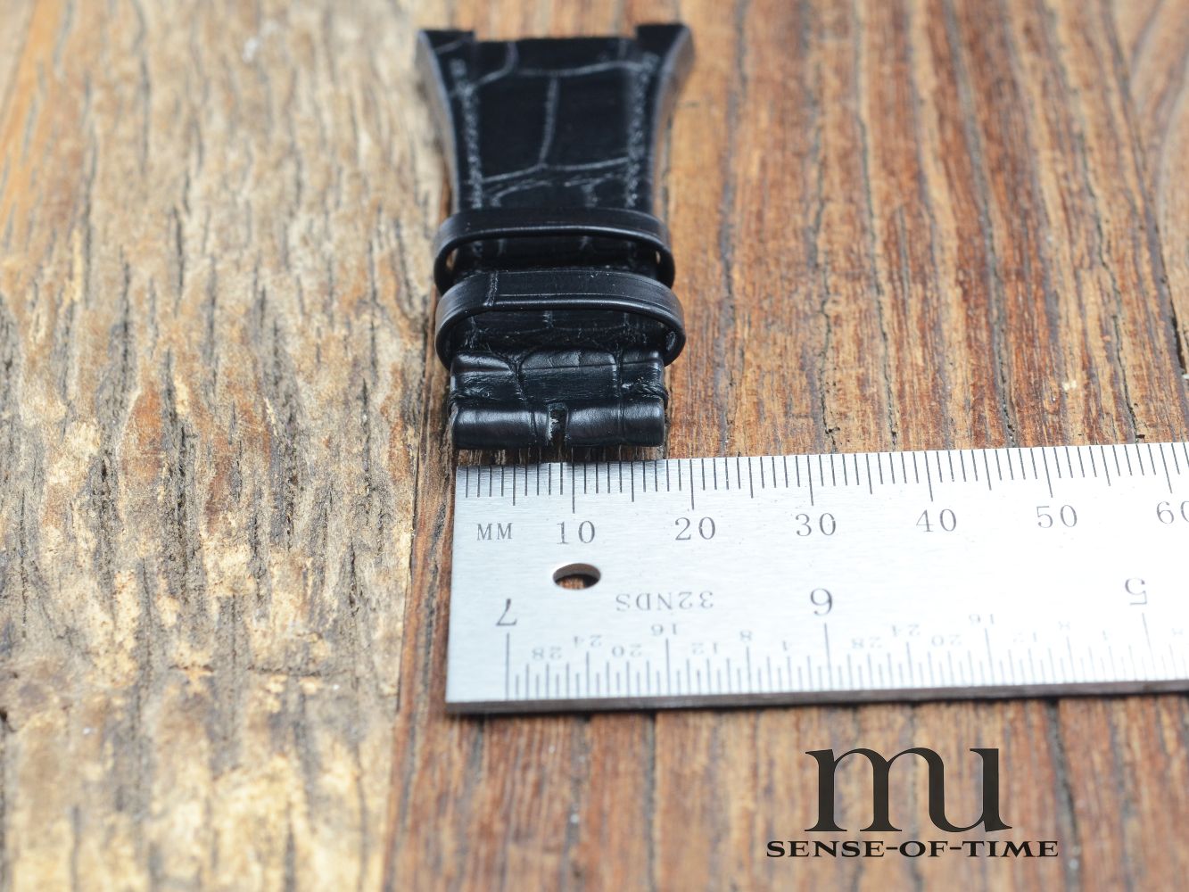 Zubehör: IWC Krokolederband für Ingenieur IW3784, schwarz, NOS