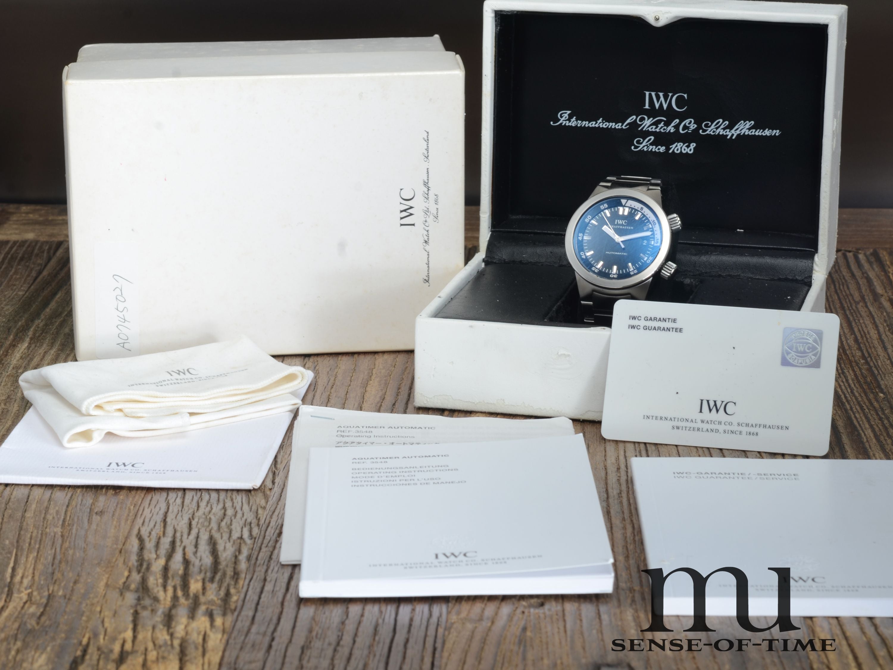 IWC Aquatimer Automatic mit Stahlband, Ref.: IW3548-05