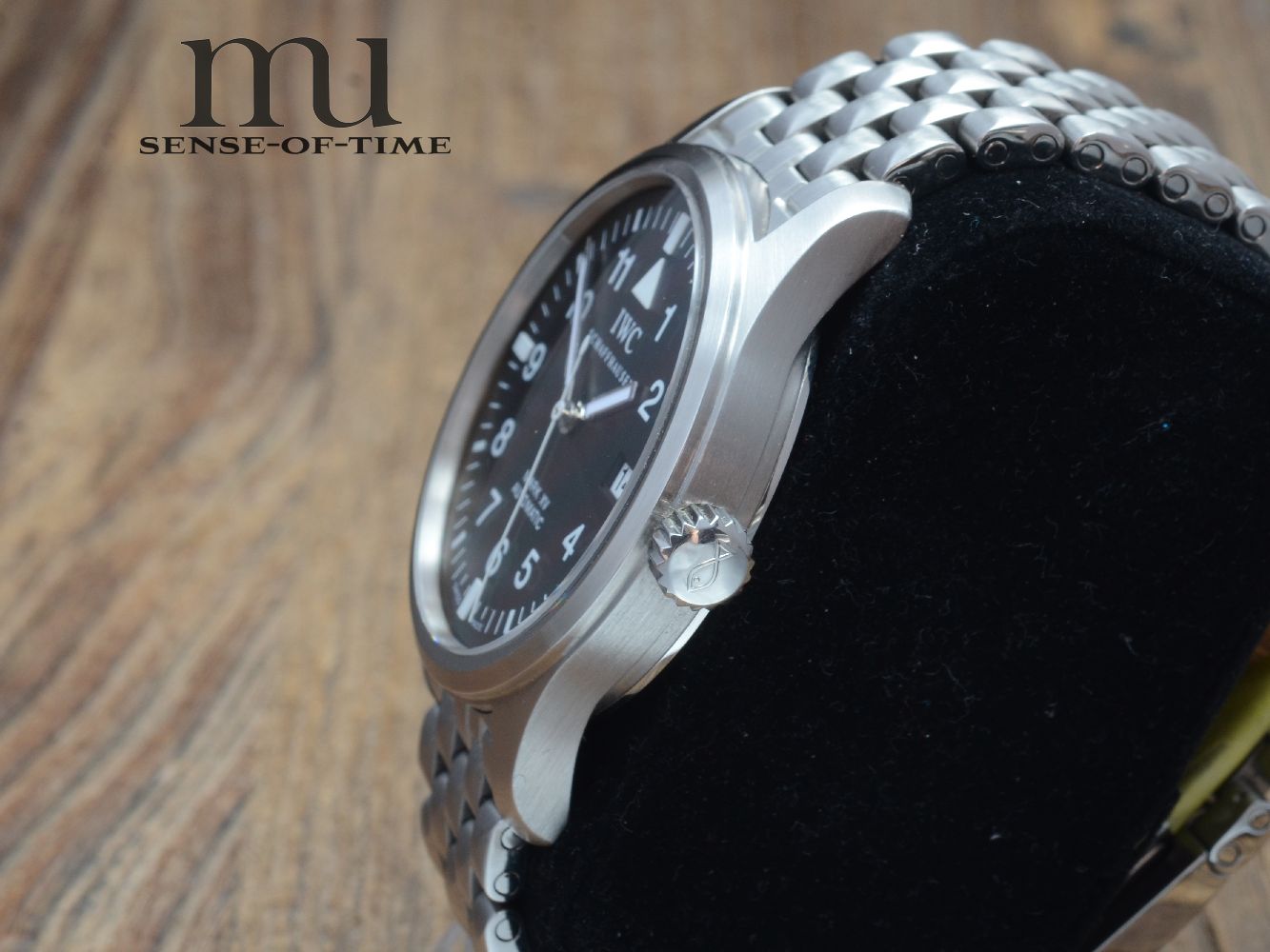 IWC Mark XV Fliegeruhr mit Stahlband Pilot's Watch