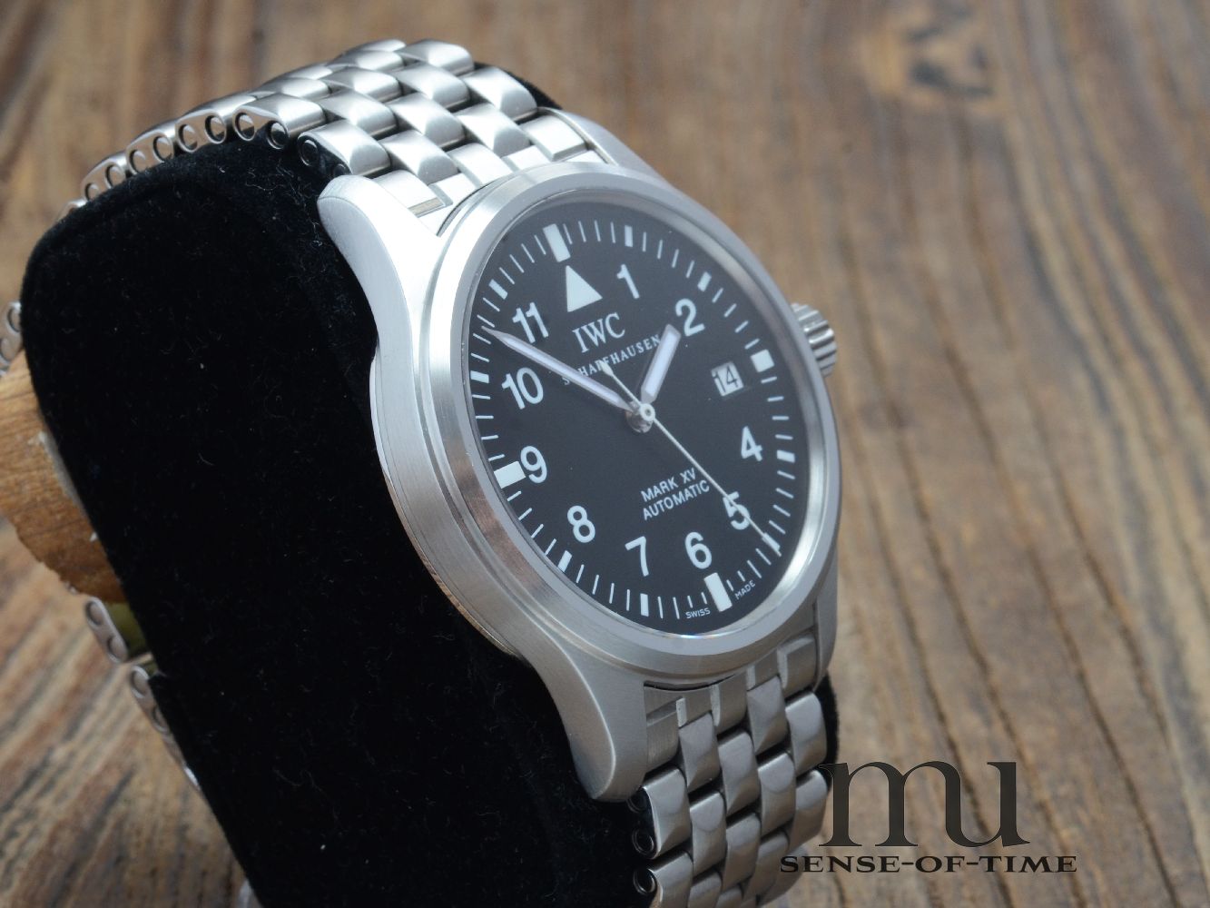 IWC Mark XV Fliegeruhr mit Stahlband Pilot's Watch
