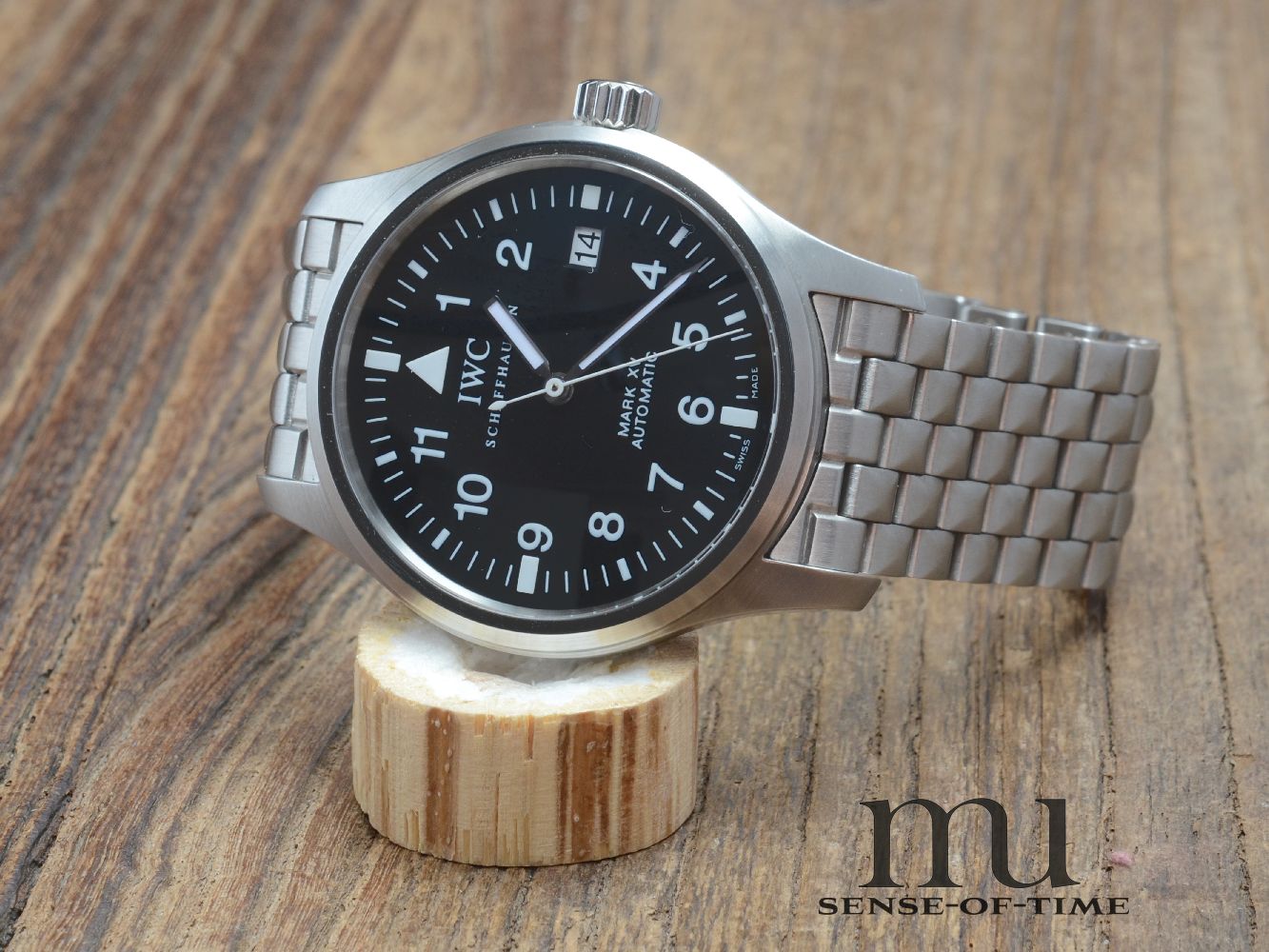 IWC Mark XV Fliegeruhr mit Stahlband Pilot's Watch