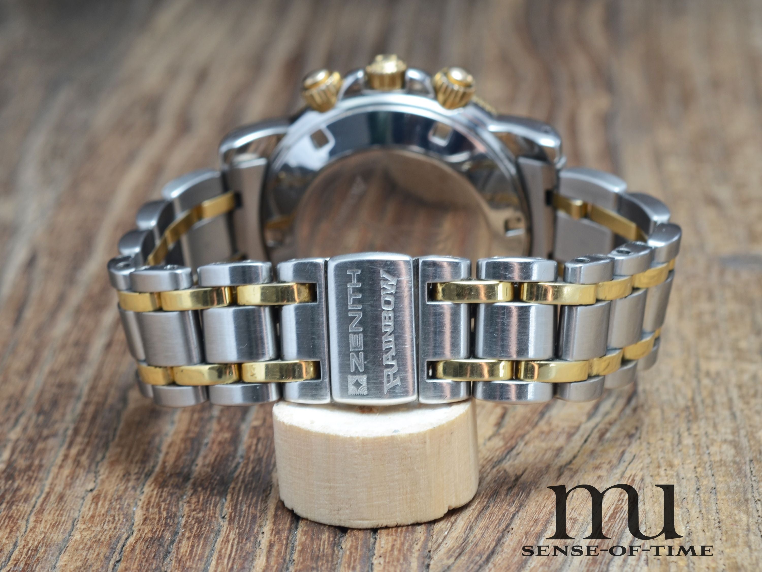 Zenith Rainbow el primero Stahl/Gold mit blauem Zifferblatt