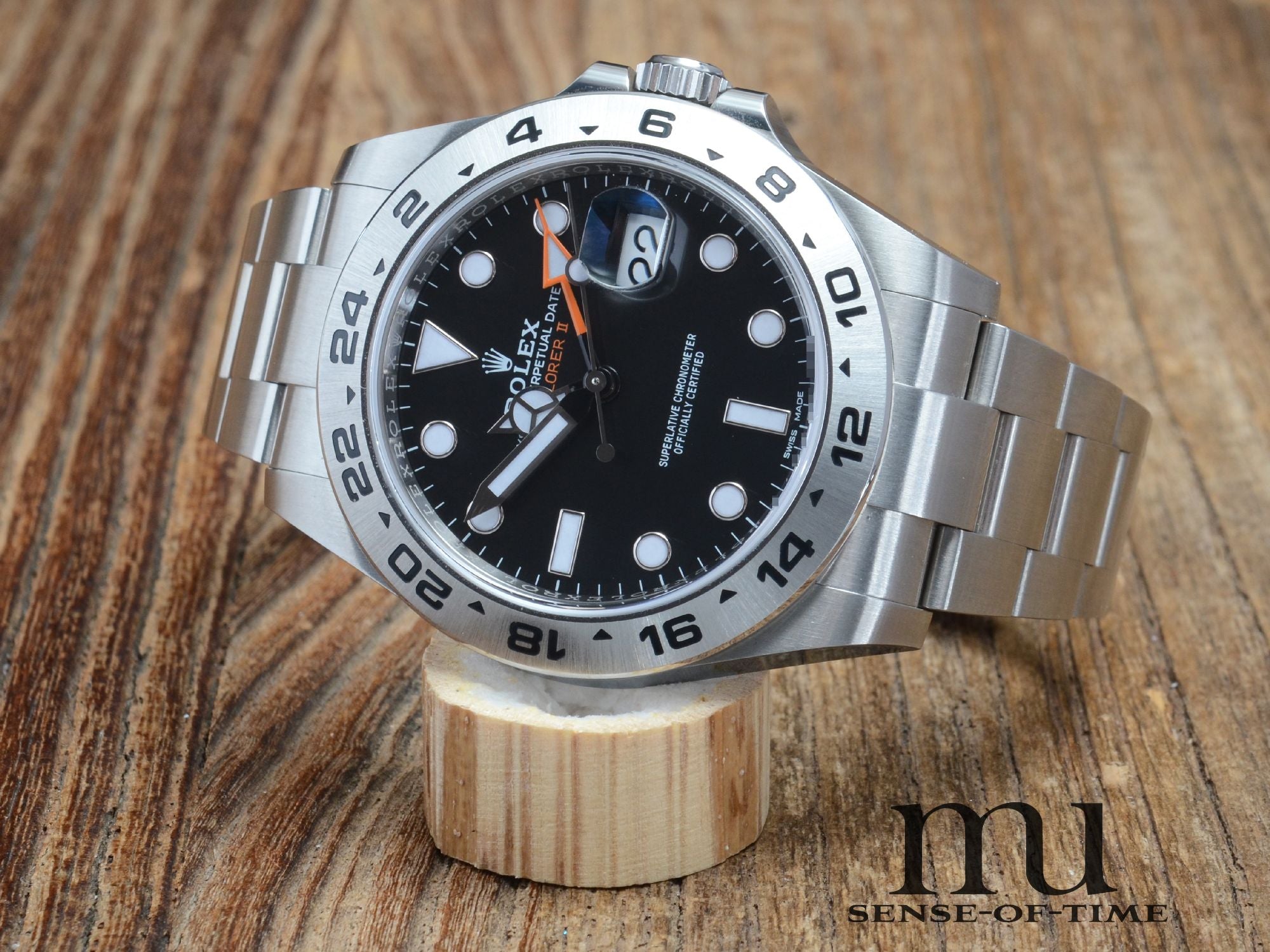 Rolex Explorer II Black, LC 100, Ref.: 216570, NOS