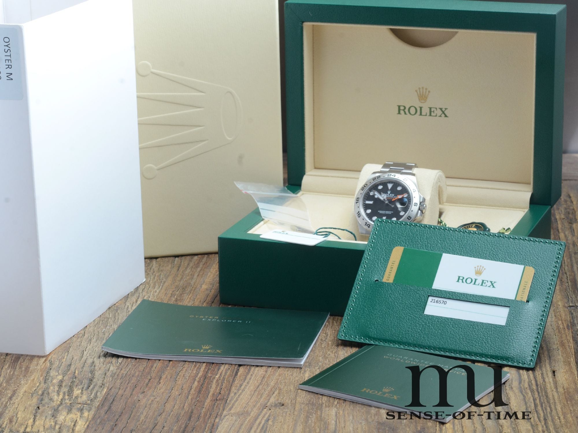 Rolex Explorer II Black, LC 100, Ref.: 216570, NOS