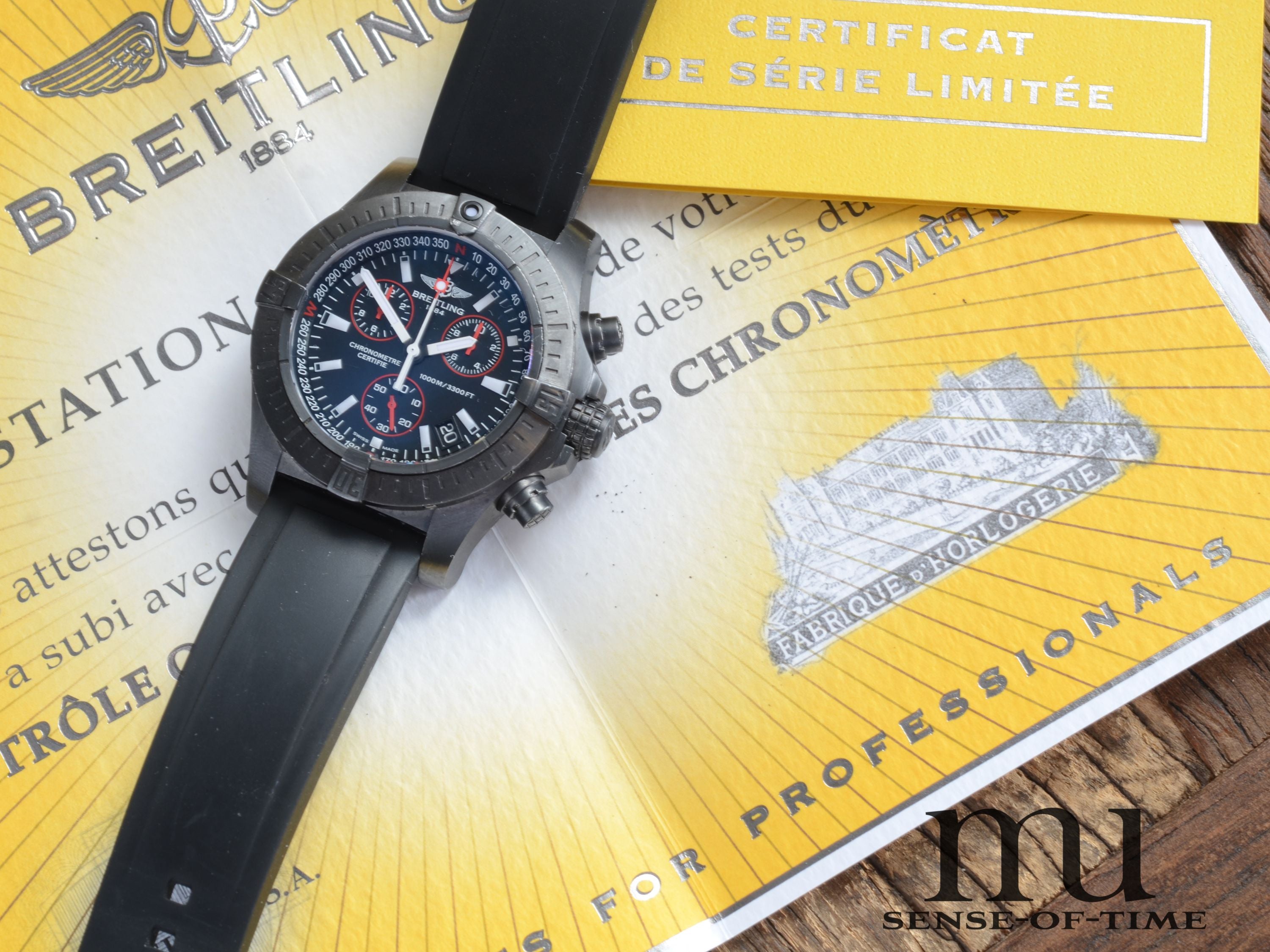 Breitling Avenger Seawolf Chronograph Blacksteel, Ref.: M7339010