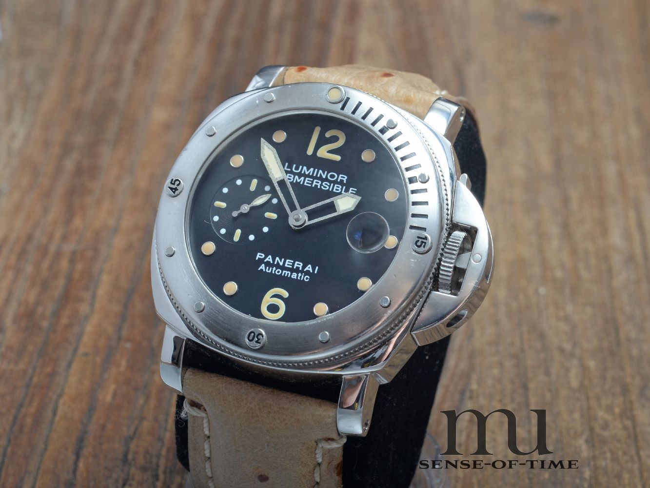 Panerai Submersible PAM024 mit original Tritium Dial & Hands