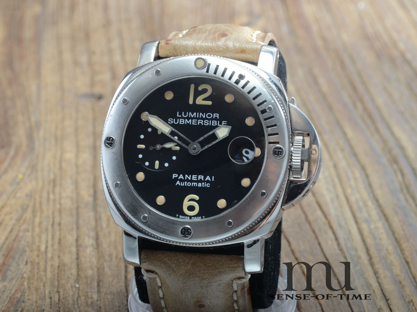 Panerai Submersible PAM024 mit original Tritium Dial & Hands