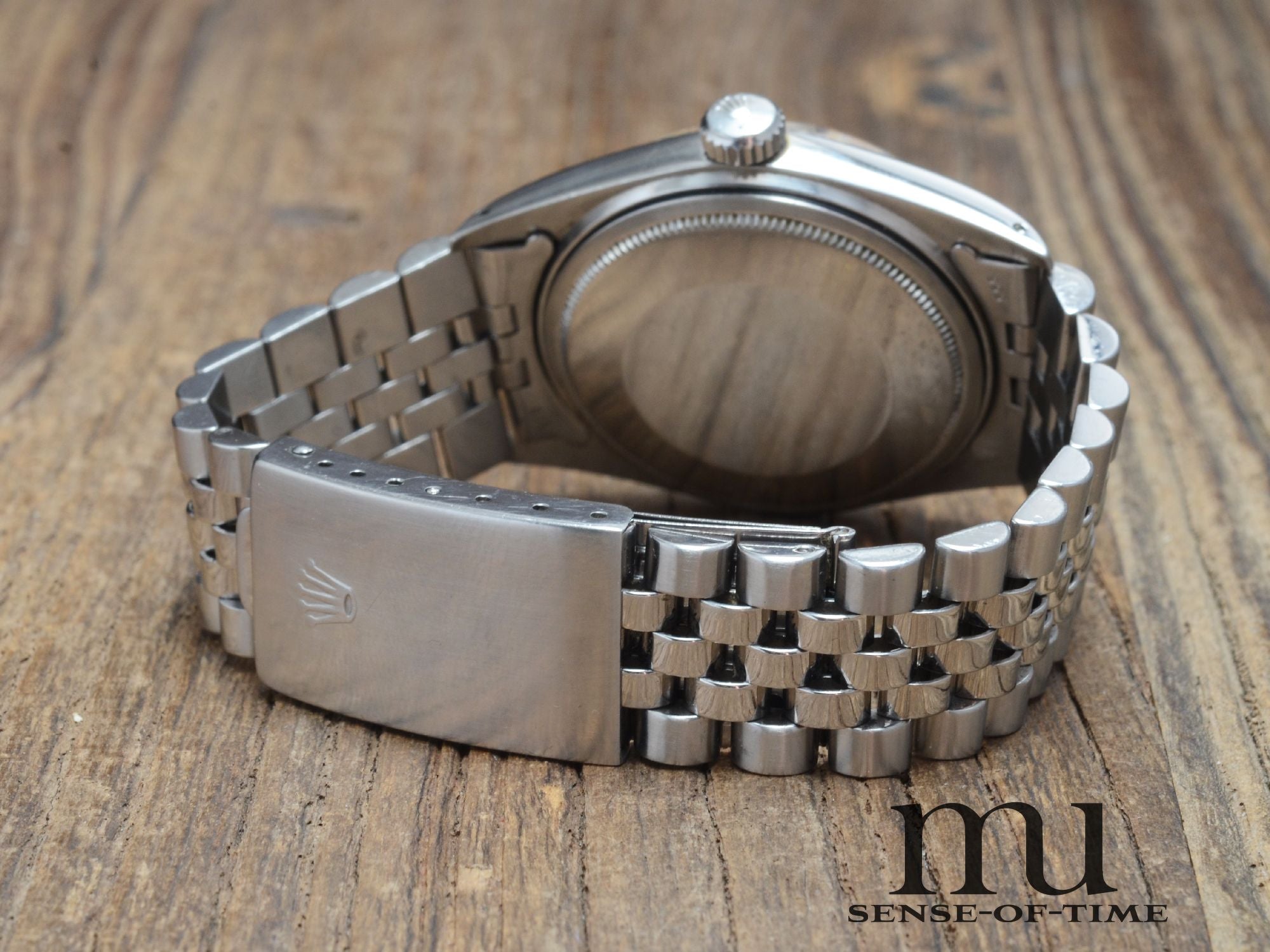 Rolex Datejust 36mm St/WG B&P Pie Pan Sigma Dial LC100 Seahorse Box, Ref.: 1601