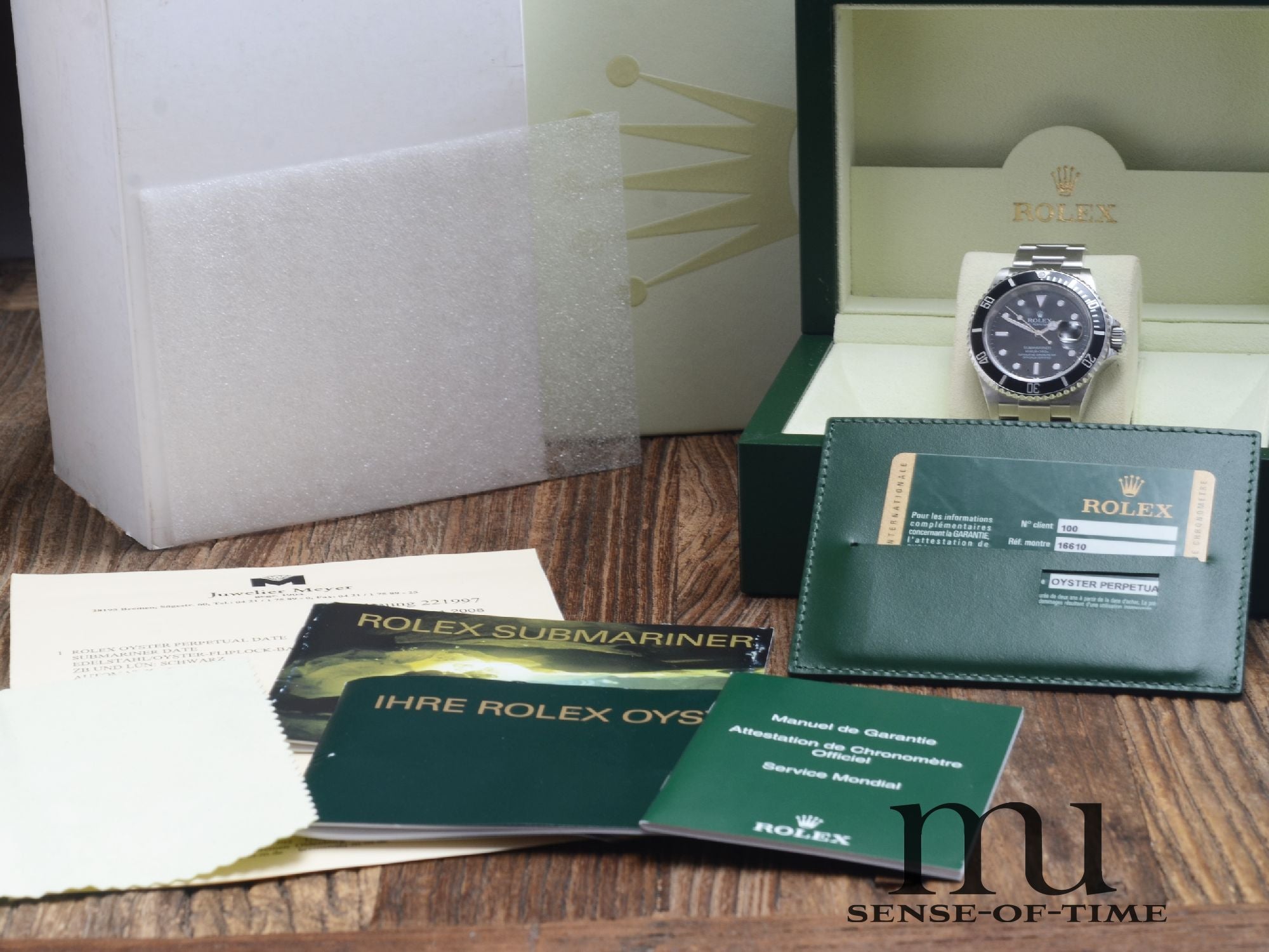 Rolex Submariner Date, Ref.: 16610LN, LC100, Random, RRR-Gravur, aus Provinenz Werder Bremen