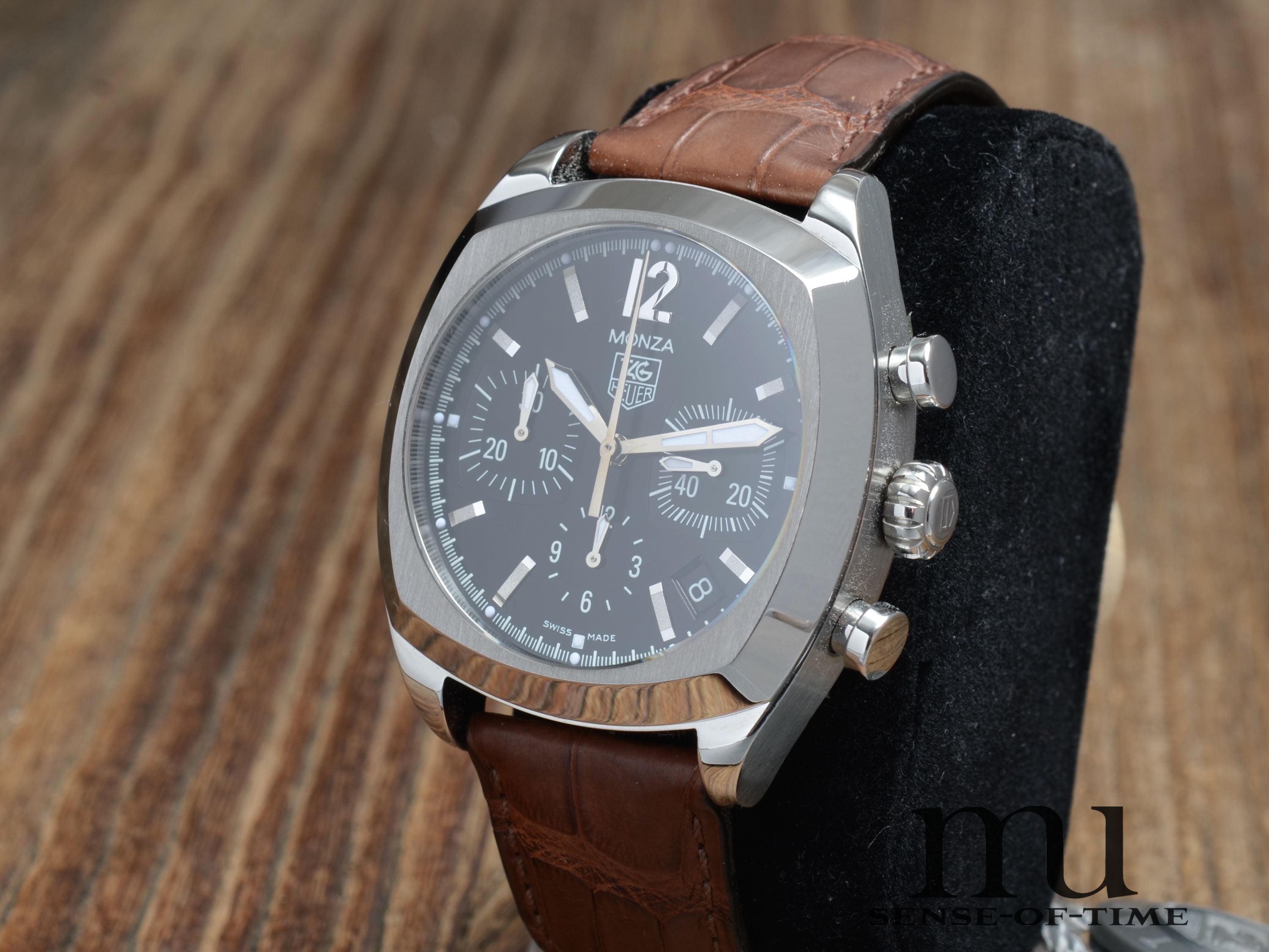 Tag Heuer Monza Chronograph, verklebt, NOS, Ref.: CR2113