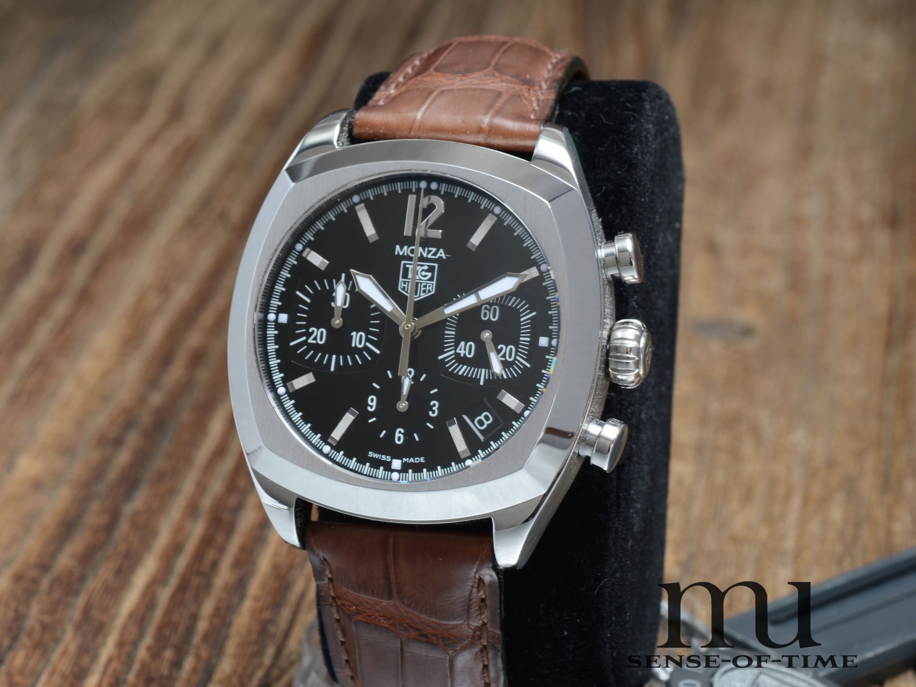 Tag Heuer Monza Chronograph, verklebt, NOS, Ref.: CR2113