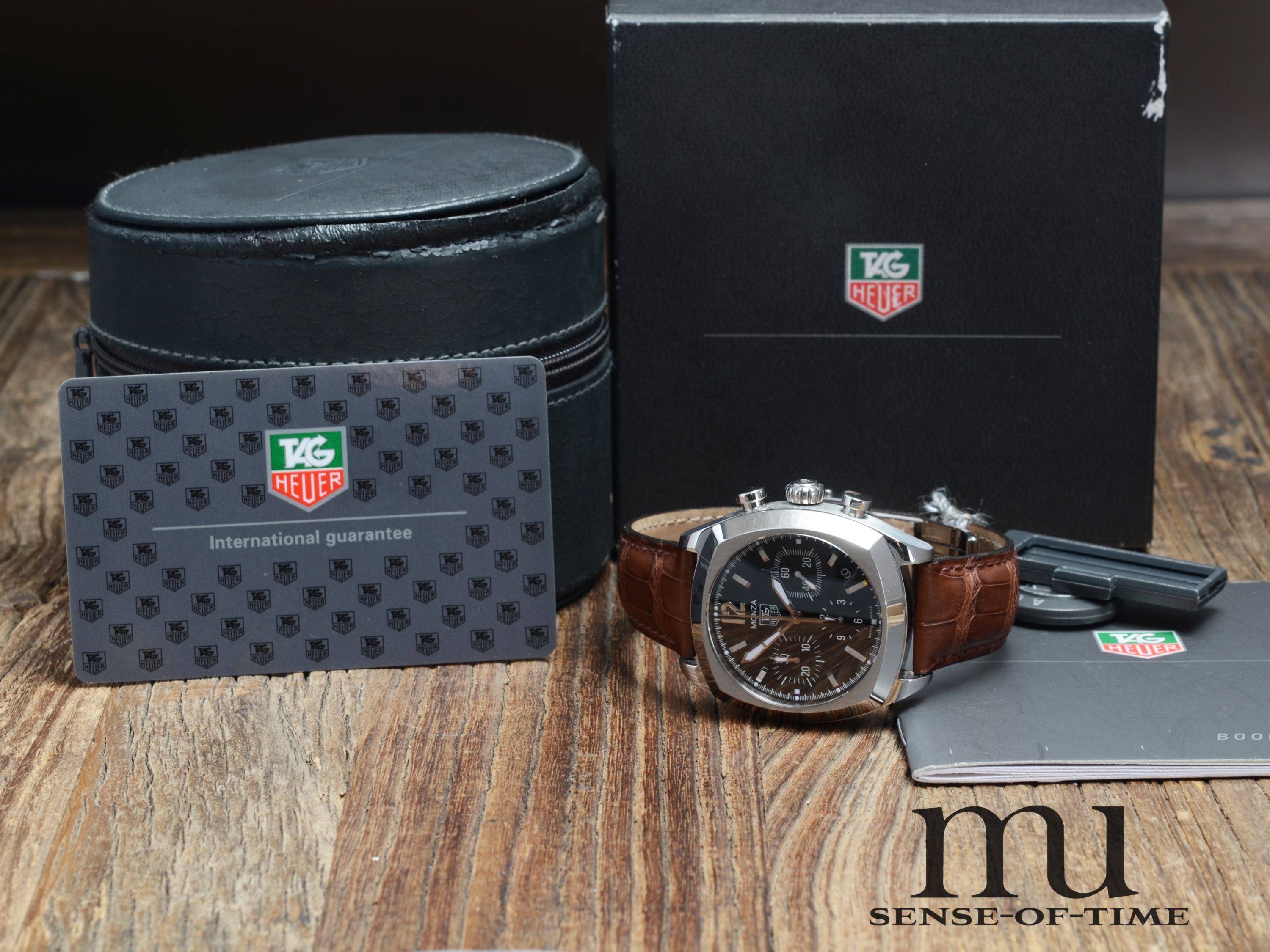 Tag Heuer Monza Chronograph, verklebt, NOS, Ref.: CR2113