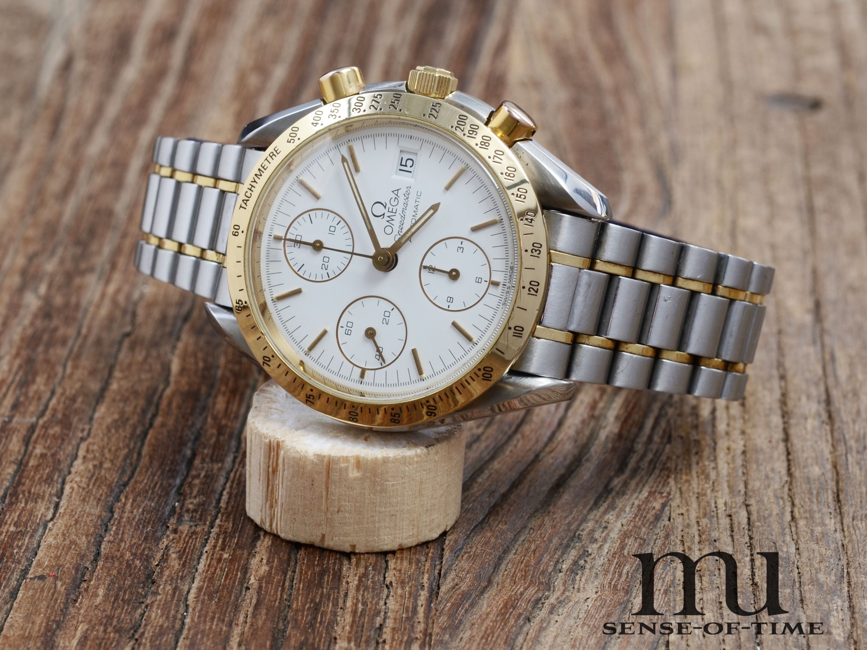 Omega Speedmaster Stahl/Gold Automatic Chronograph
