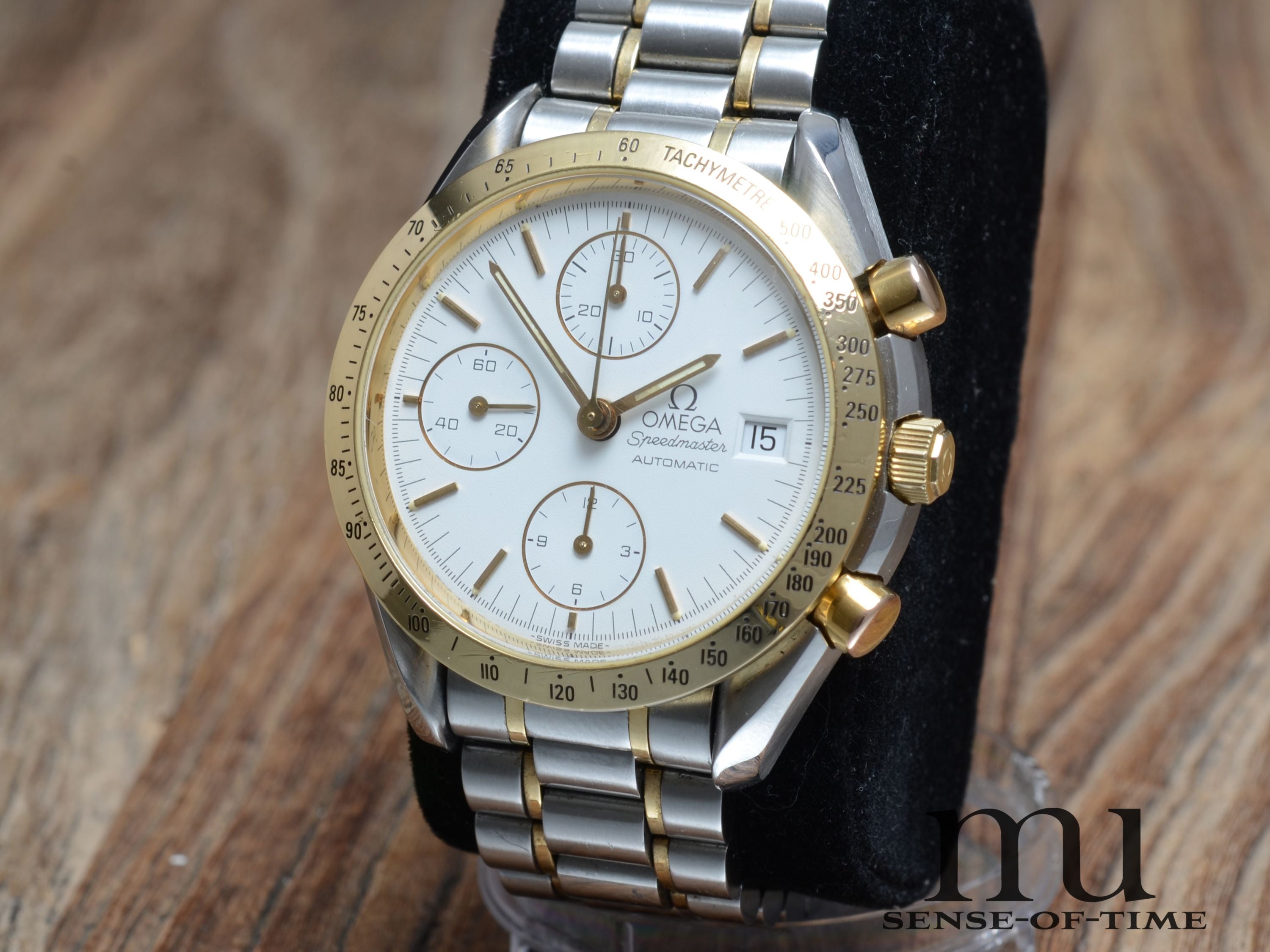 Omega Speedmaster Stahl/Gold Automatic Chronograph