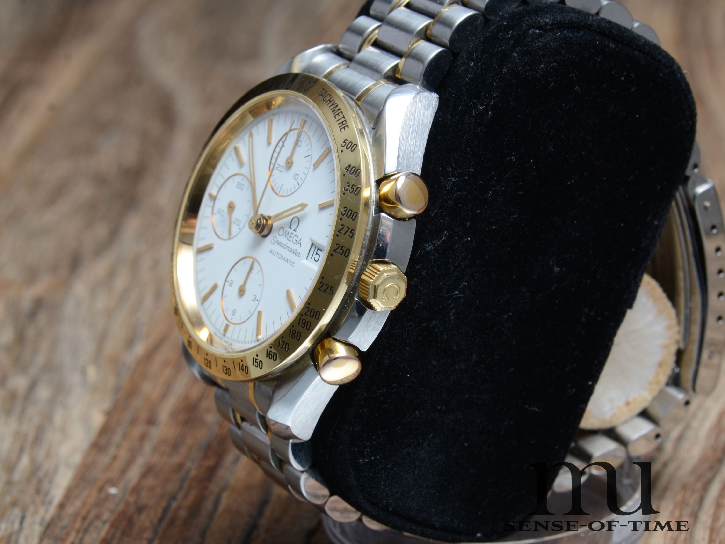 Omega Speedmaster Stahl/Gold Automatic Chronograph