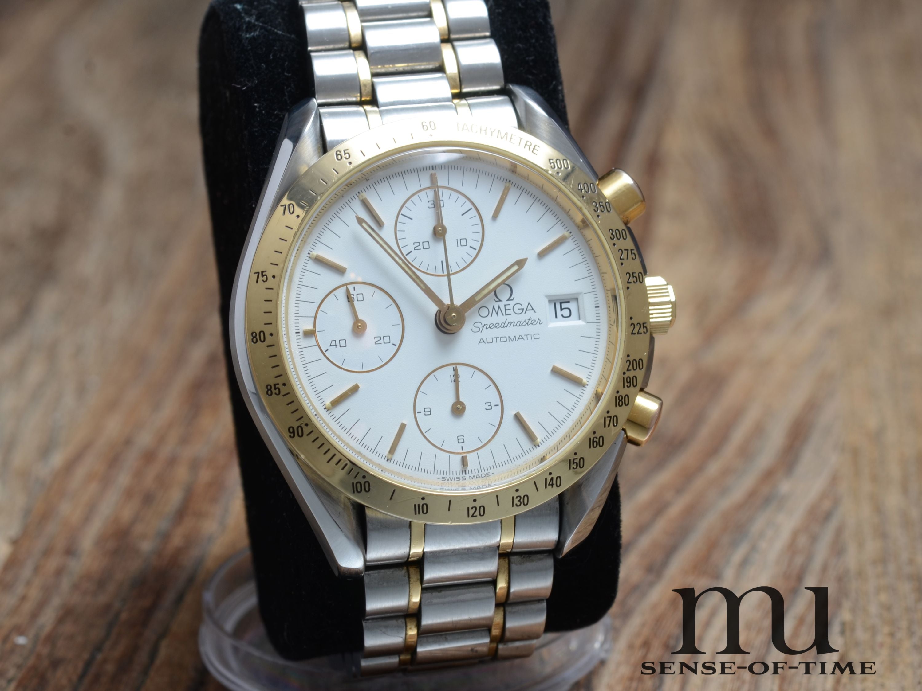 Omega Speedmaster Stahl/Gold Automatic Chronograph