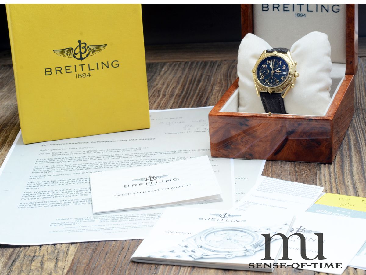 Breitling Chronomat 18kt Gold