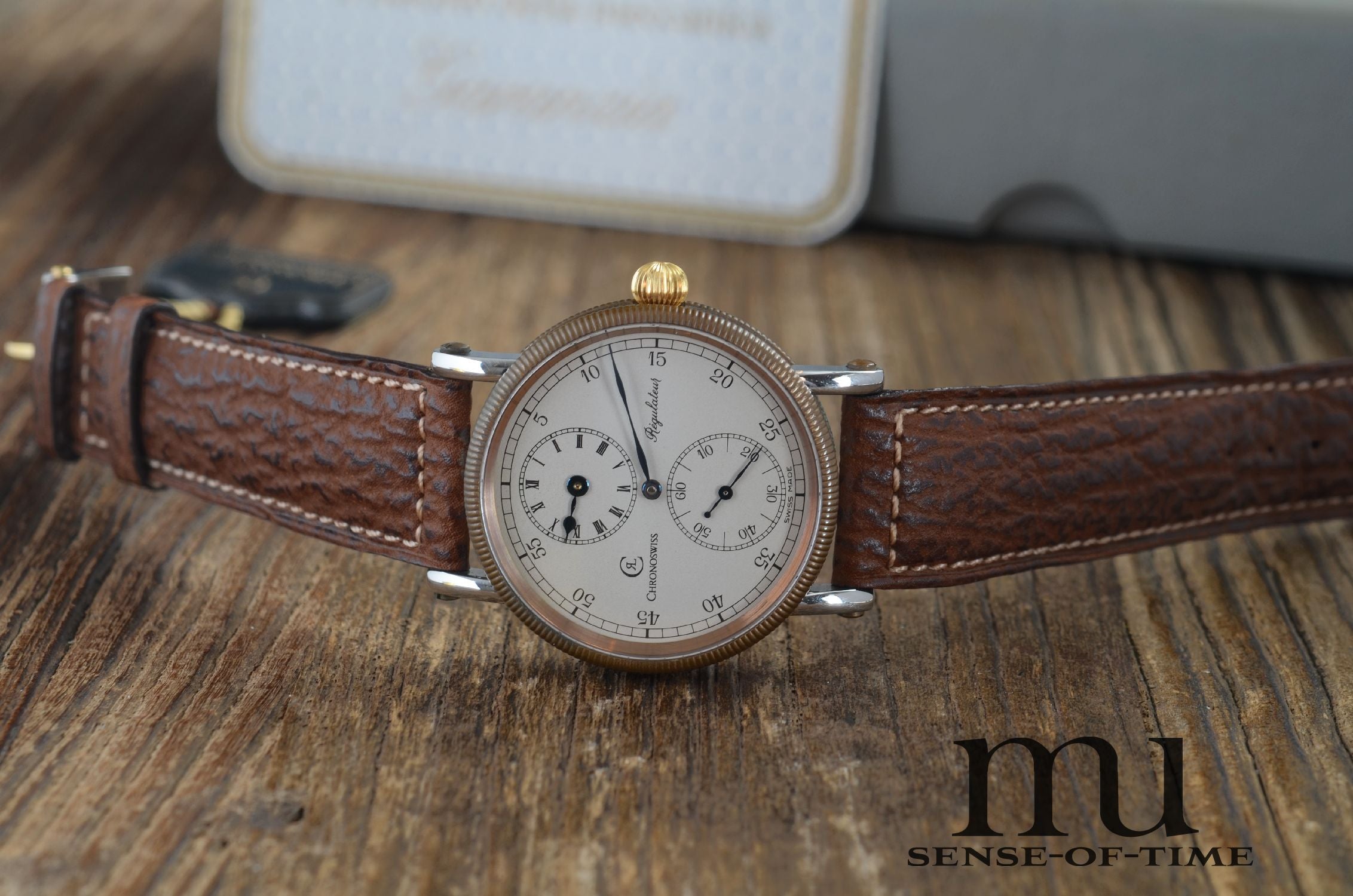 Chronoswiss Regulateur Stahl/Bronze, first series