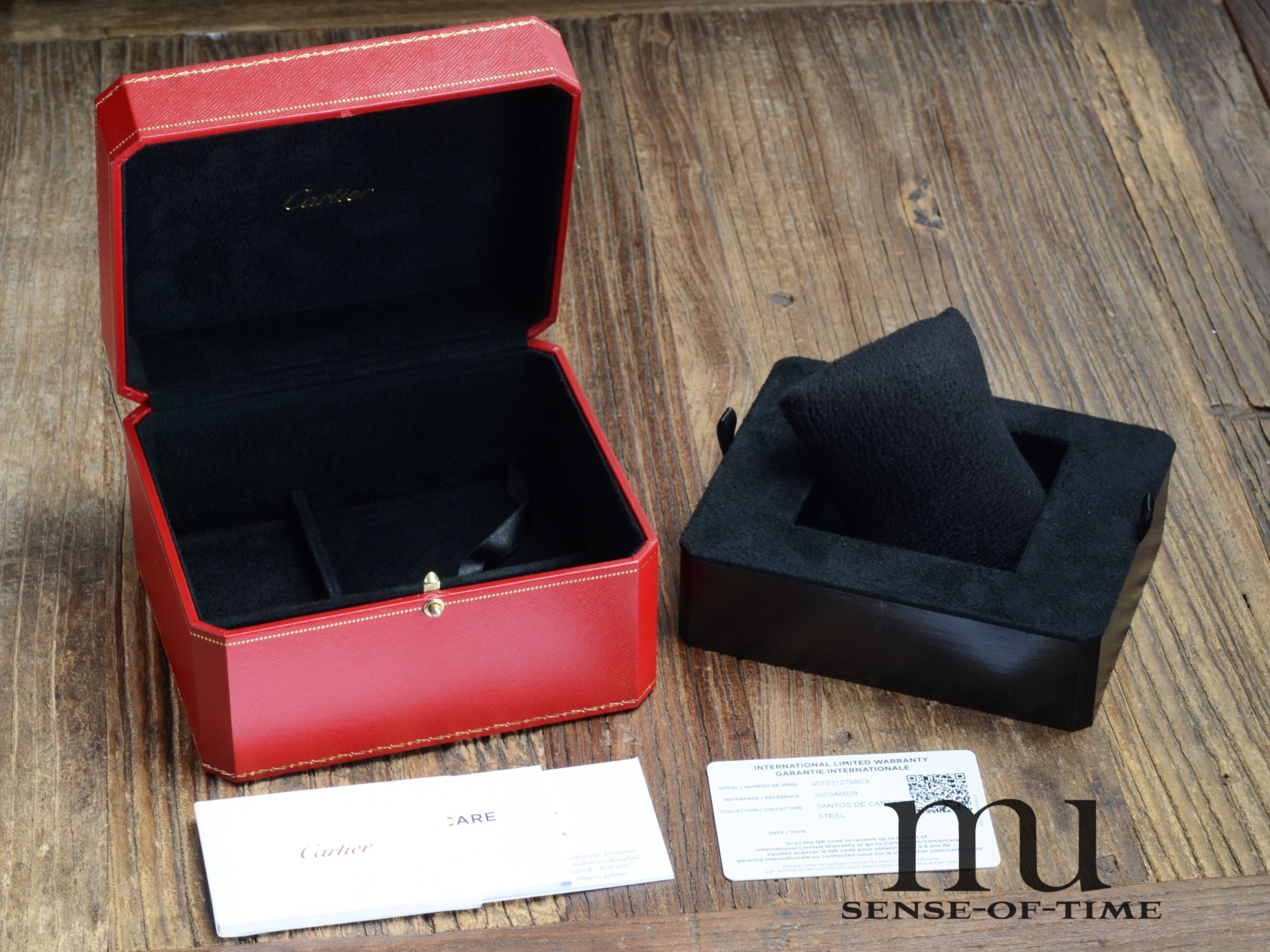 Cartier Santos de Cartier Stahl Medium, Ref.: WSSA0029