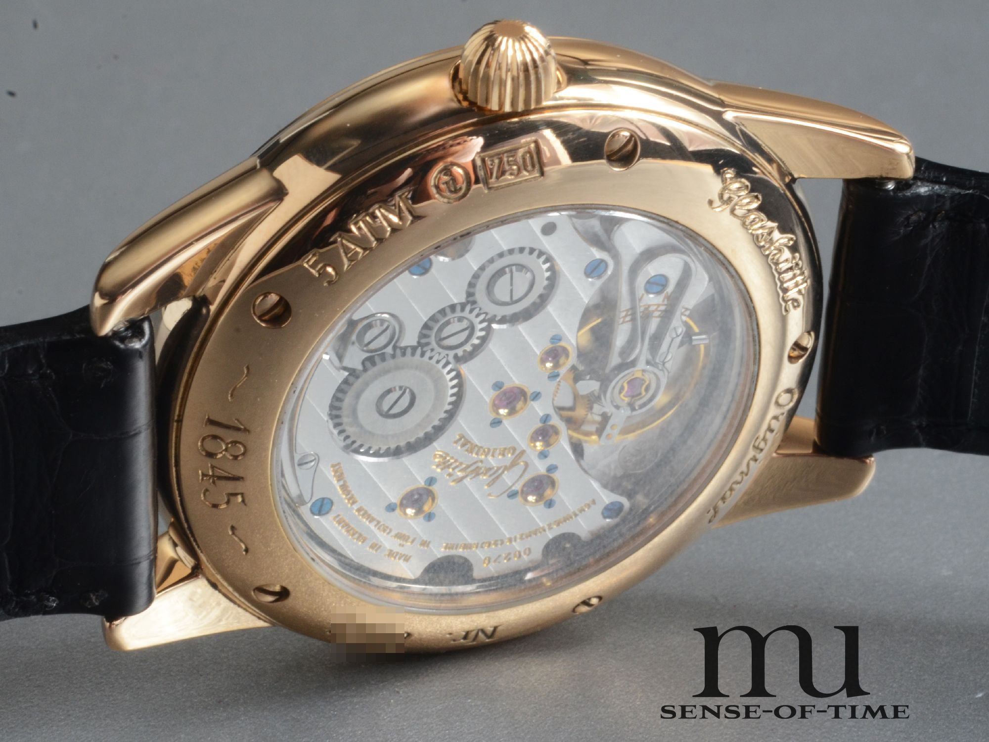 Glashütte Original 1845 Zeigerdatum, 18kt Roségold