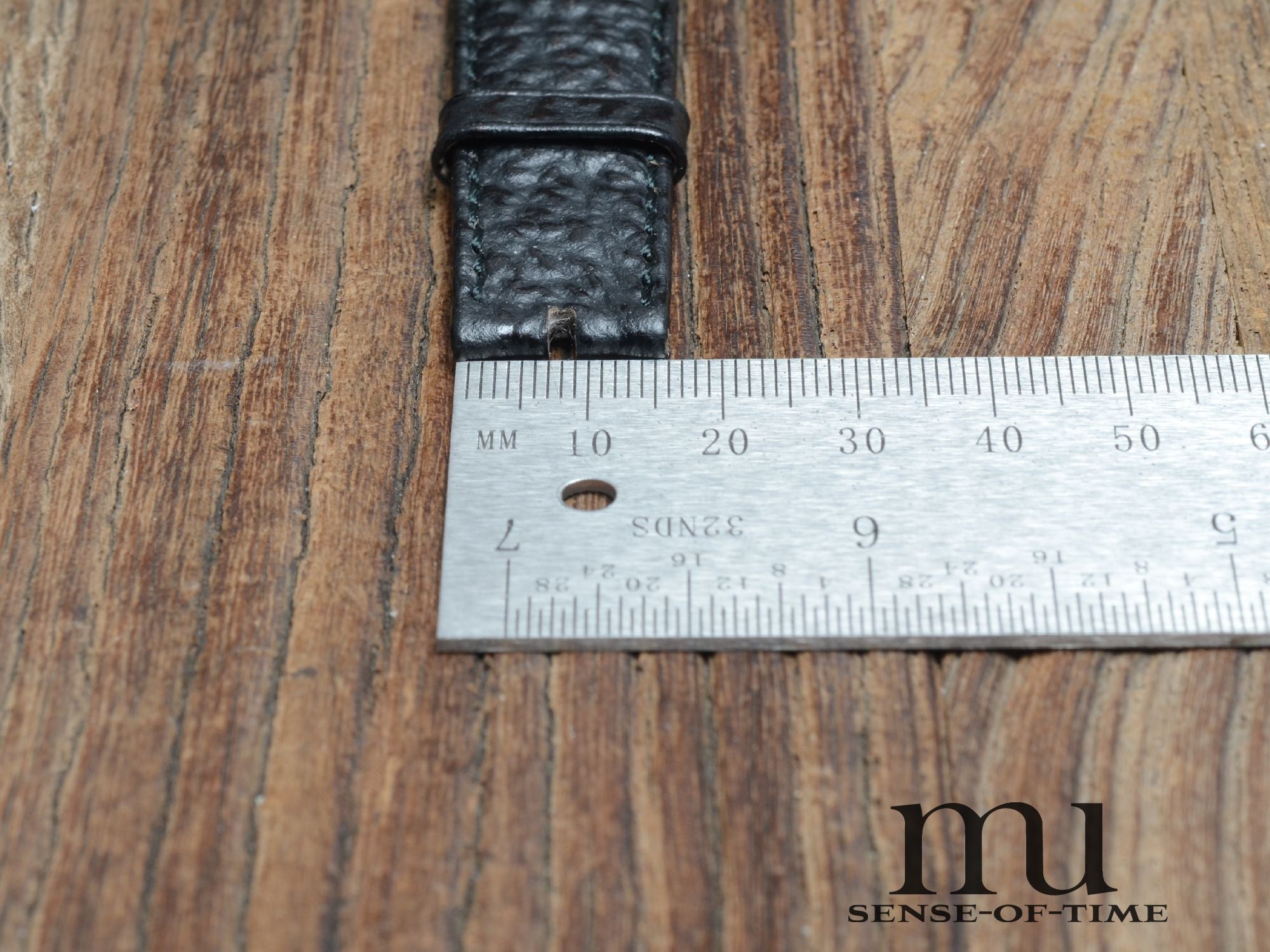 Zubehör: Daniel Roth Lederband schwarz 20/16, NOS