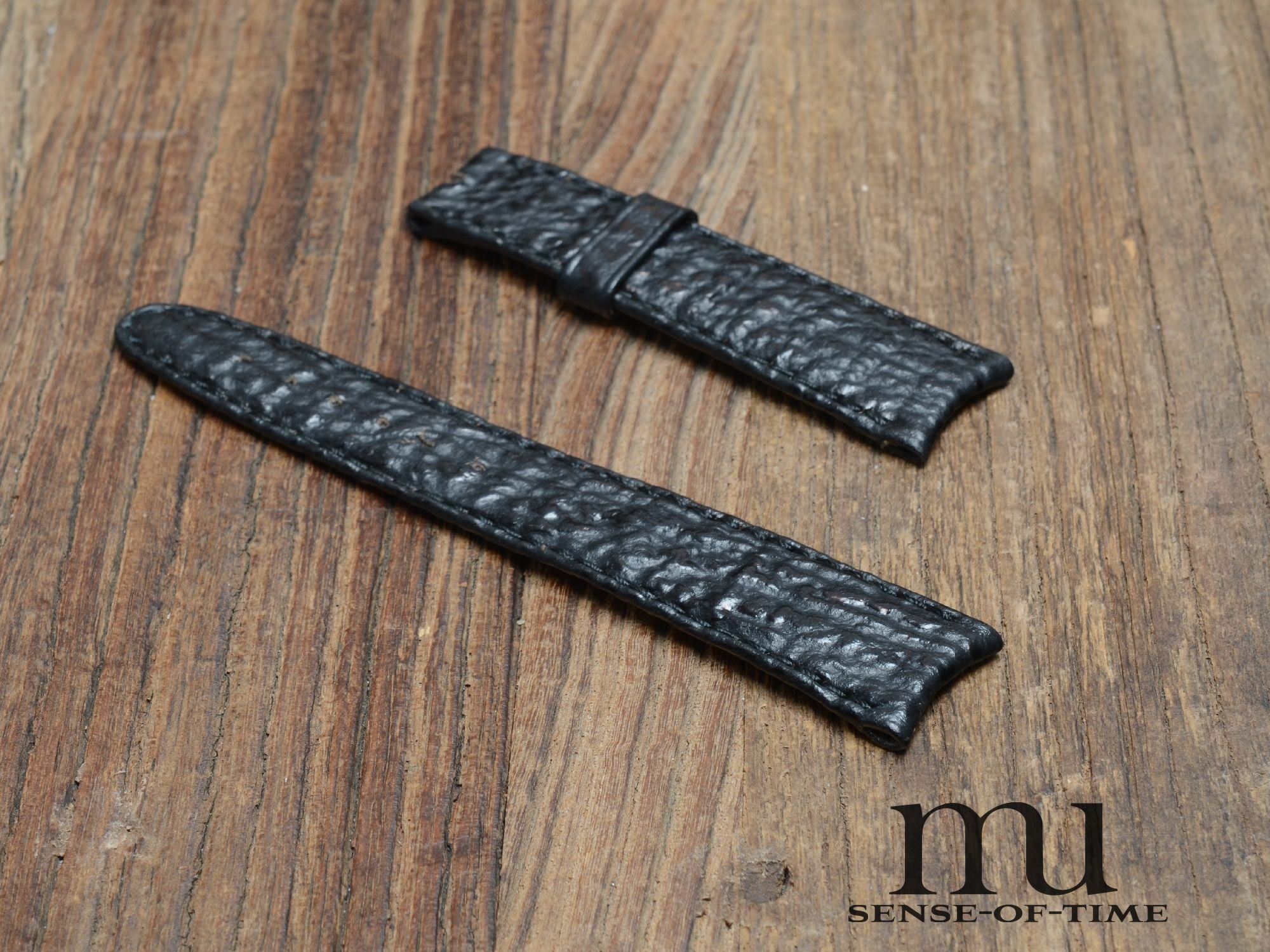 Zubehör: Daniel Roth Lederband schwarz 20/16, NOS