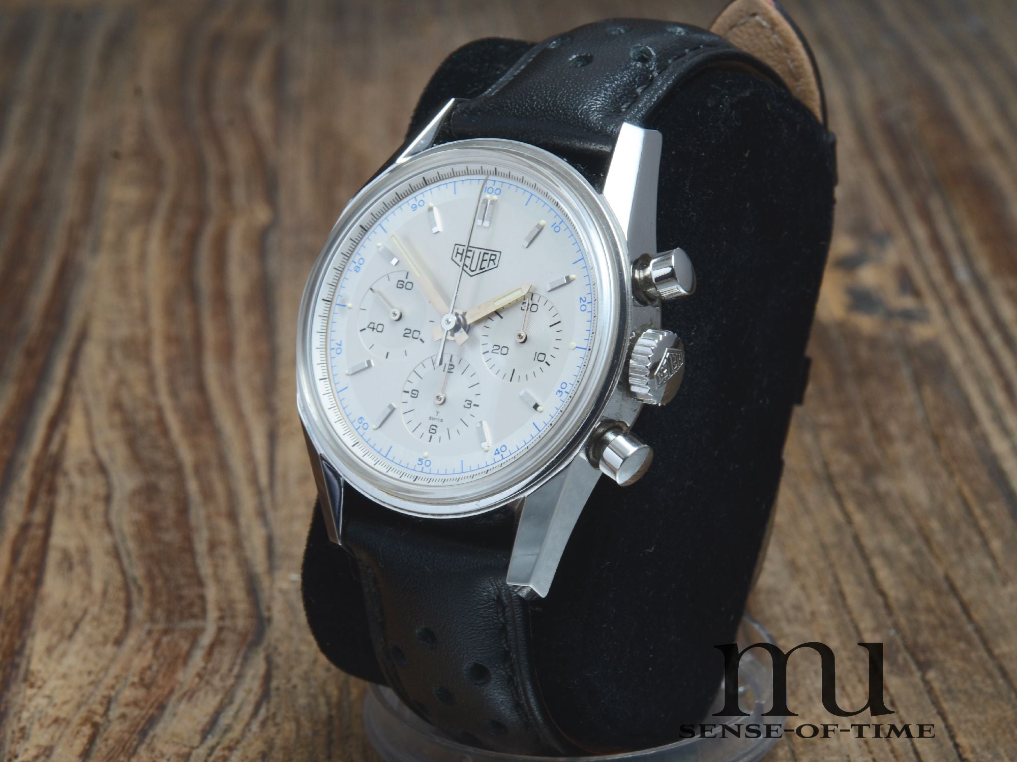 Heuer Carrera 1964 Re-Edition Lemania Handaufzug Full Set