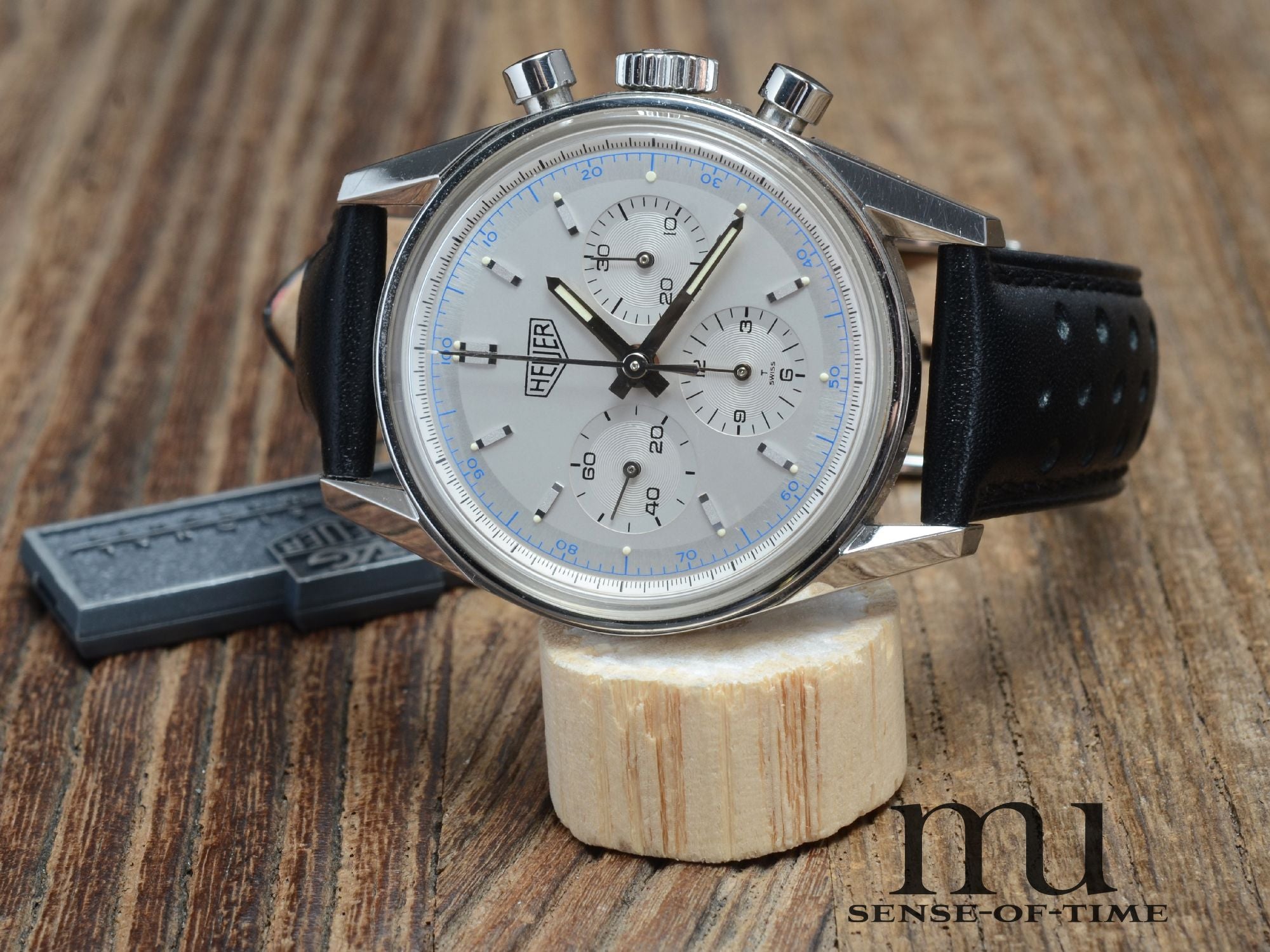 Heuer Carrera 1964 Re-Edition Lemania Handaufzug Full Set