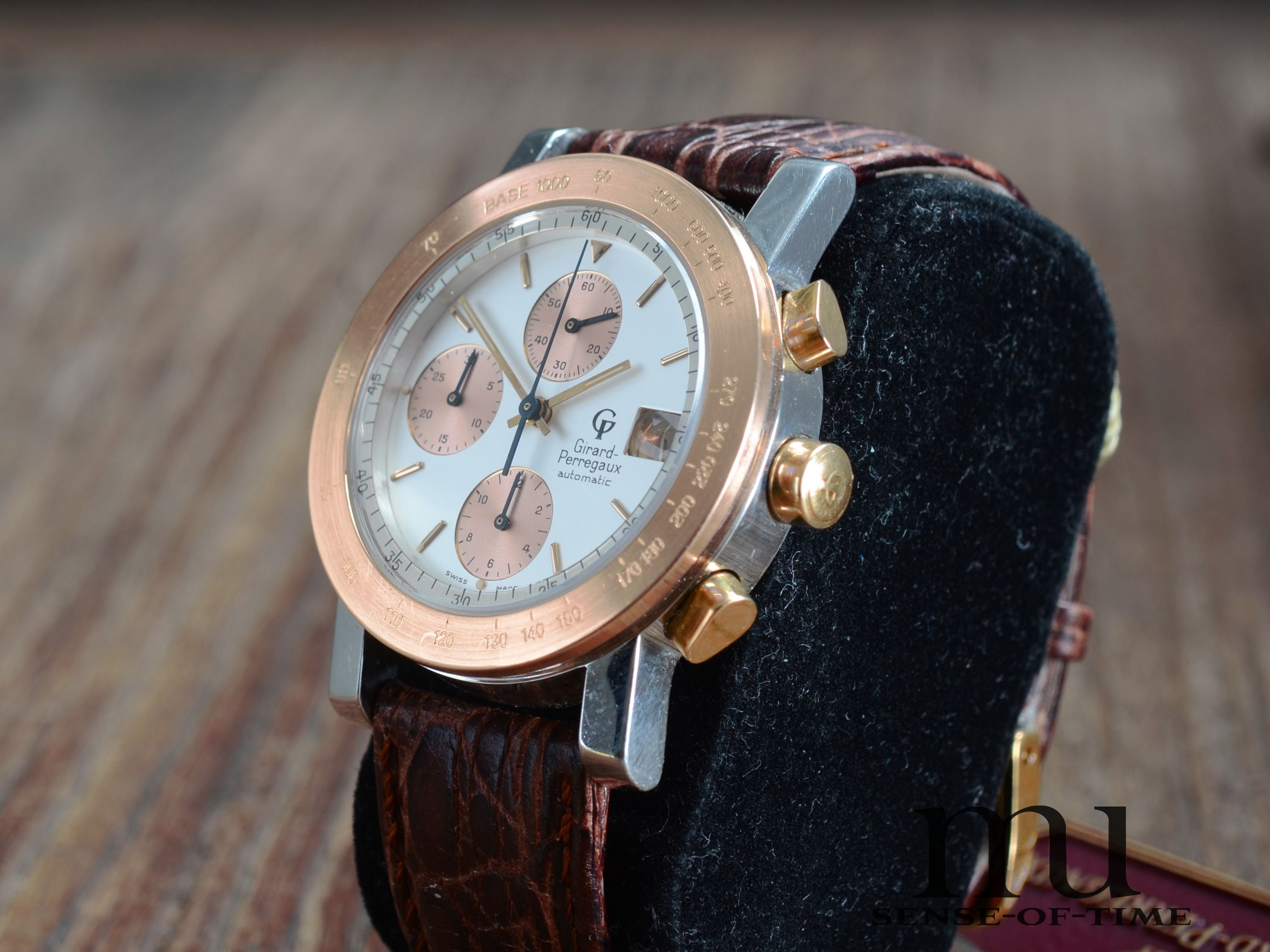 Girard Perregaux 7000 GBM Chronograph Stahl/Gold, Ref: 7000