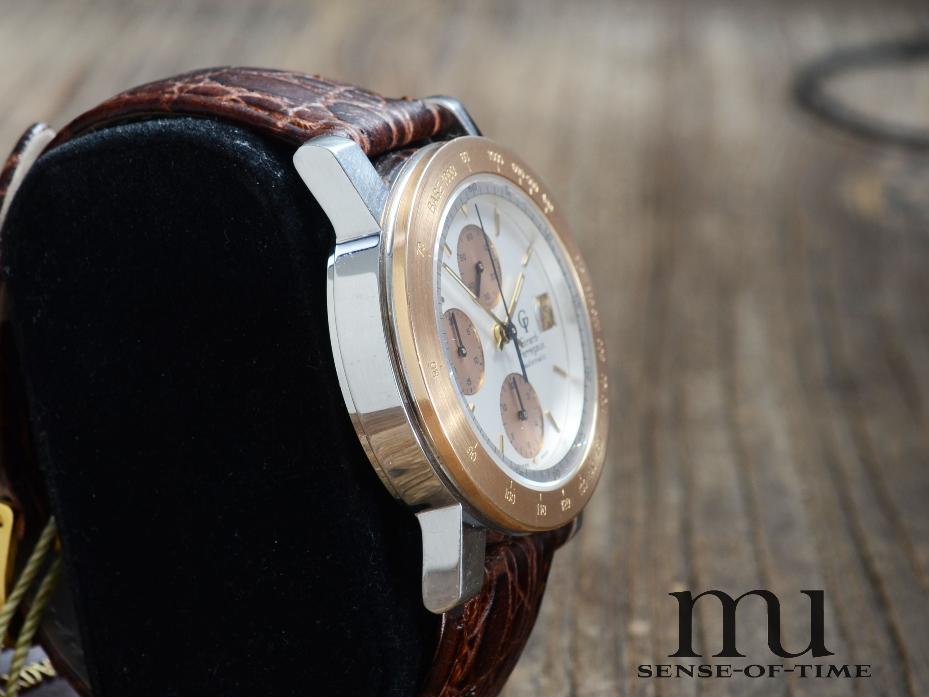 Girard Perregaux 7000 GBM Chronograph Stahl/Gold, Ref: 7000