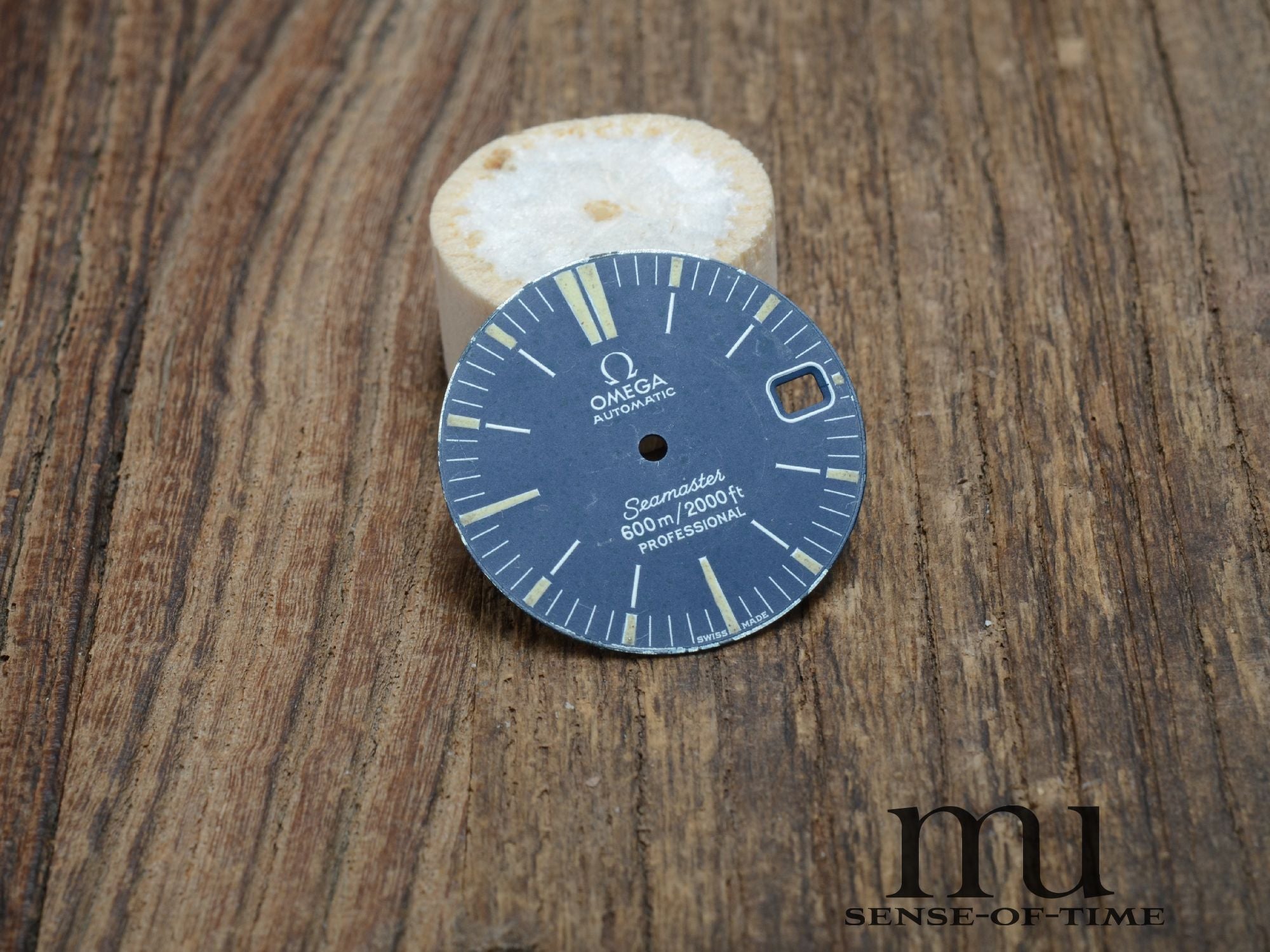 Zubehörteile: Zifferblatt Dial für Omega Ploprof 166.077 Blue Vintage