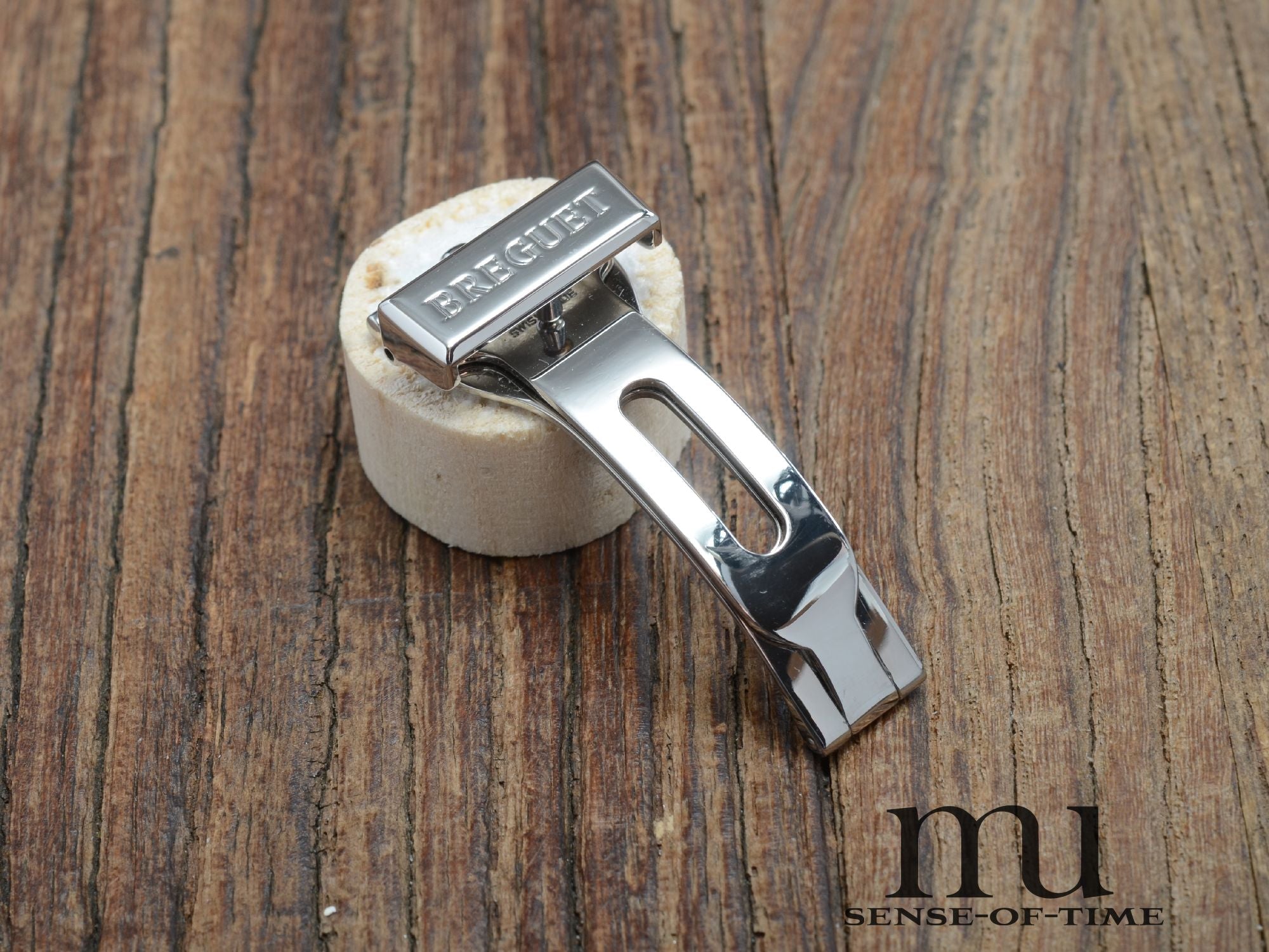 Zubehör: Breguet Faltschließe Edelstahl 16mm