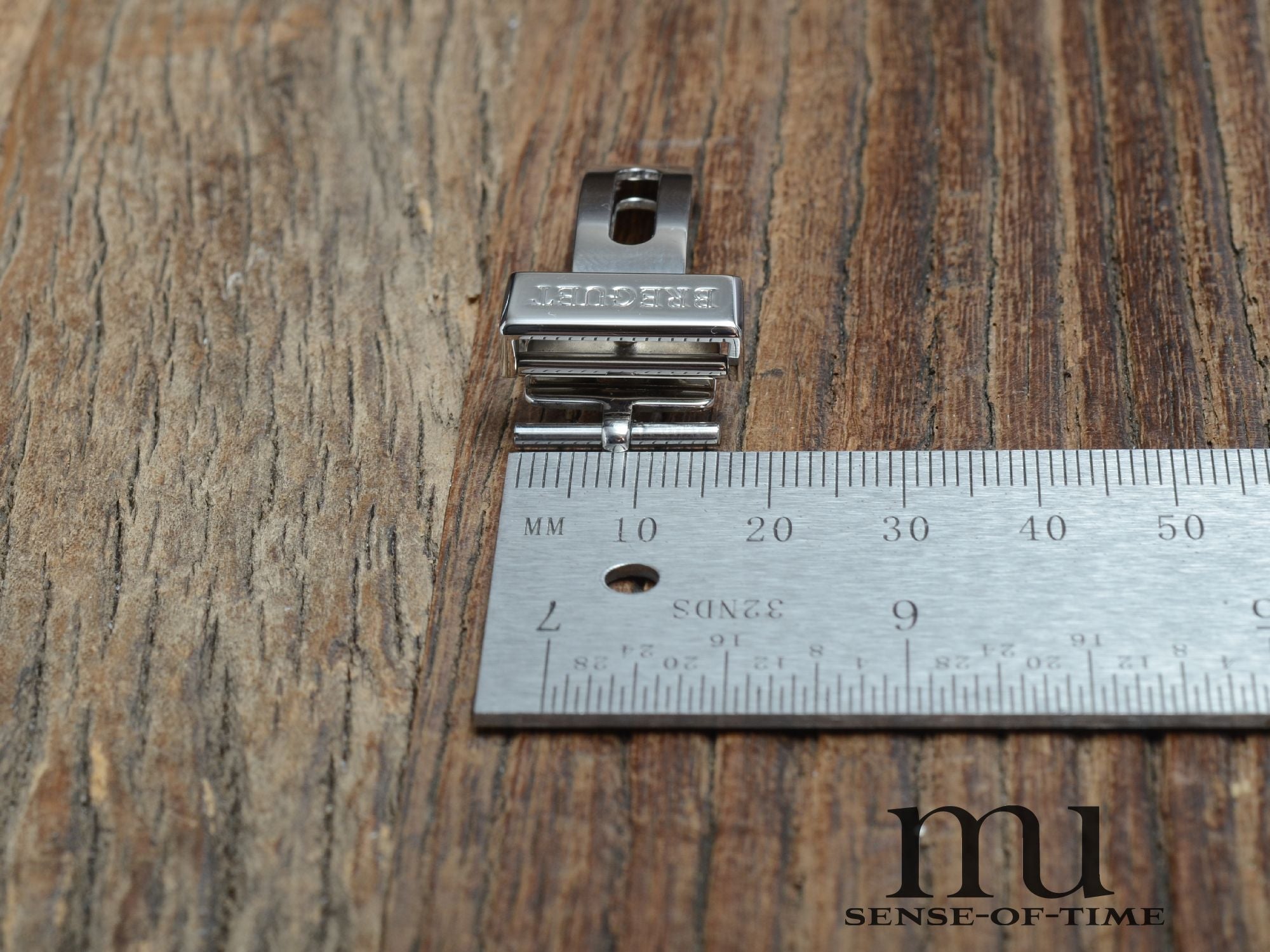 Zubehör: Breguet Faltschließe Edelstahl 16mm