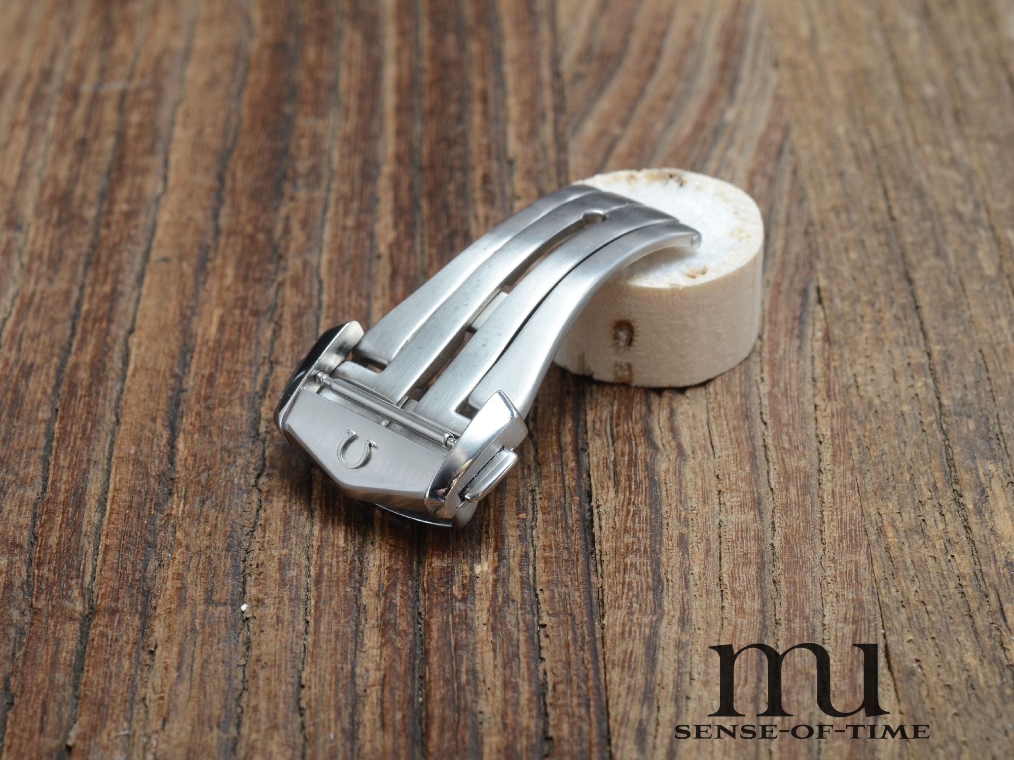 Zubehör: Omega Faltschließe Edelstahl 18mm NOS