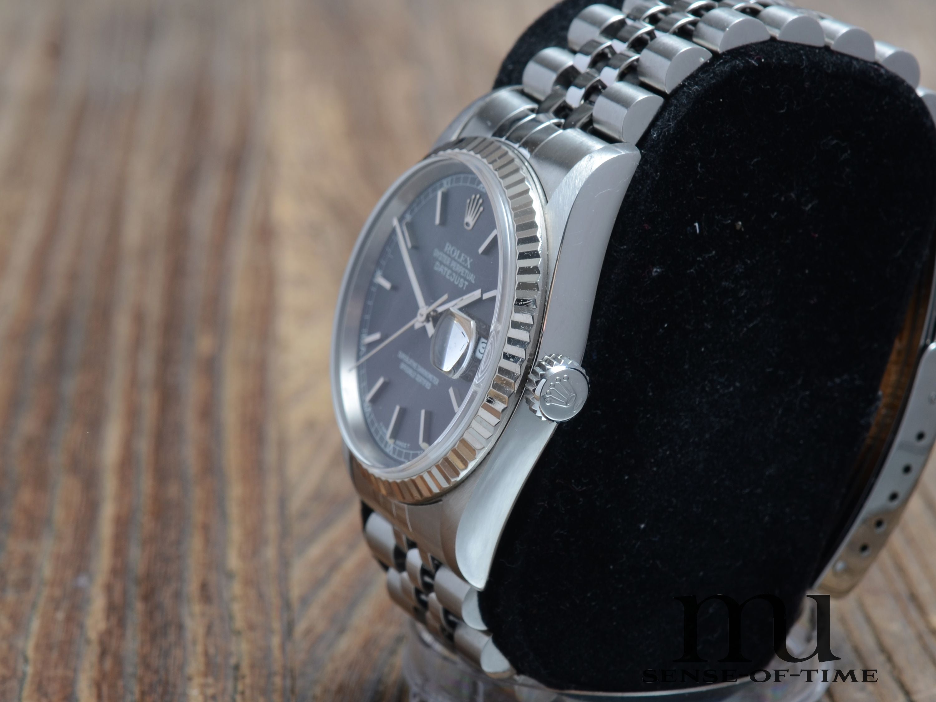 Rolex Oyster Perpetual Datejust 36mm Stahl/Gold, Graues Zifferblatt, Ref. 16234